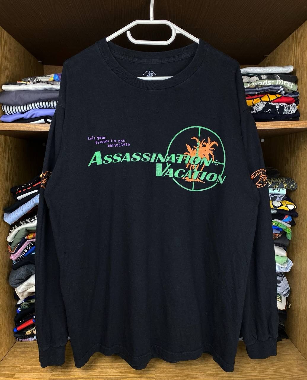 Band Tees Drake 2019 Assassination Vacation Tour Longsleeve Tee Size US L / EU 52-54 / 3 - 2 Thumbnail