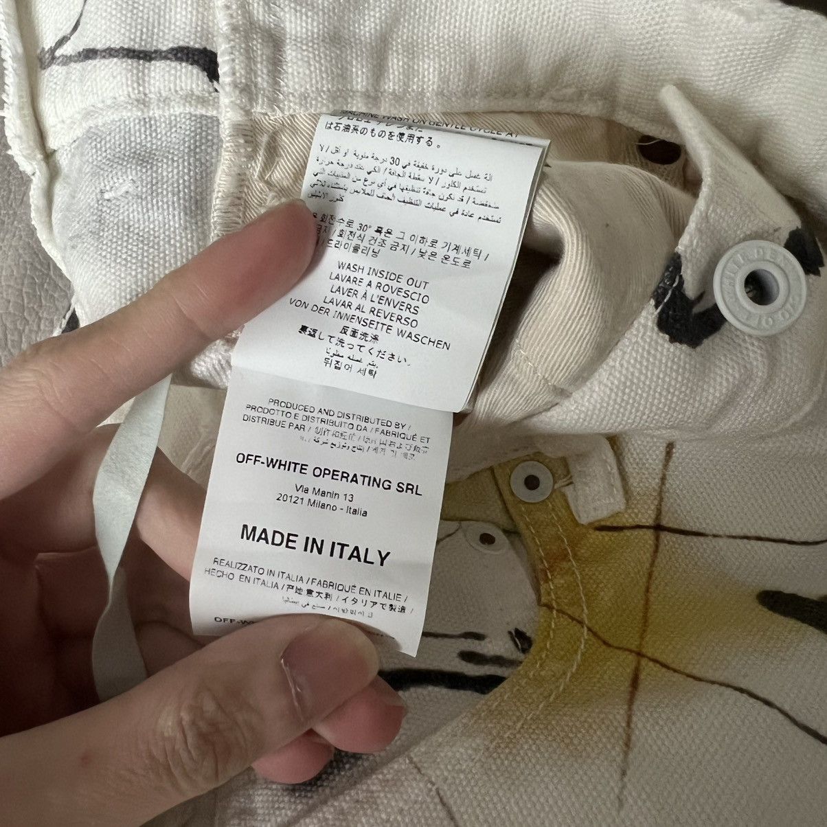 Futura × Off-White Off-White C/O Virgil Abloh X Futura denim carpenter pants Size US 30 / EU 46 - 6 Thumbnail