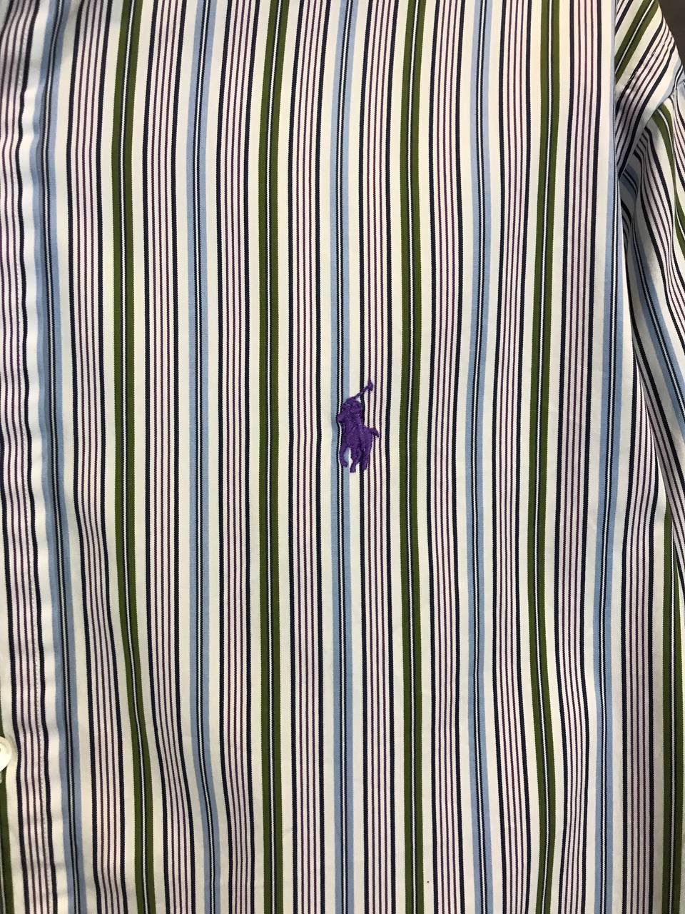 Polo Ralph Lauren Polo Ralph Lauren vintage luxury designer striped shirt Size US XL / EU 56 / 4 - 3 Thumbnail