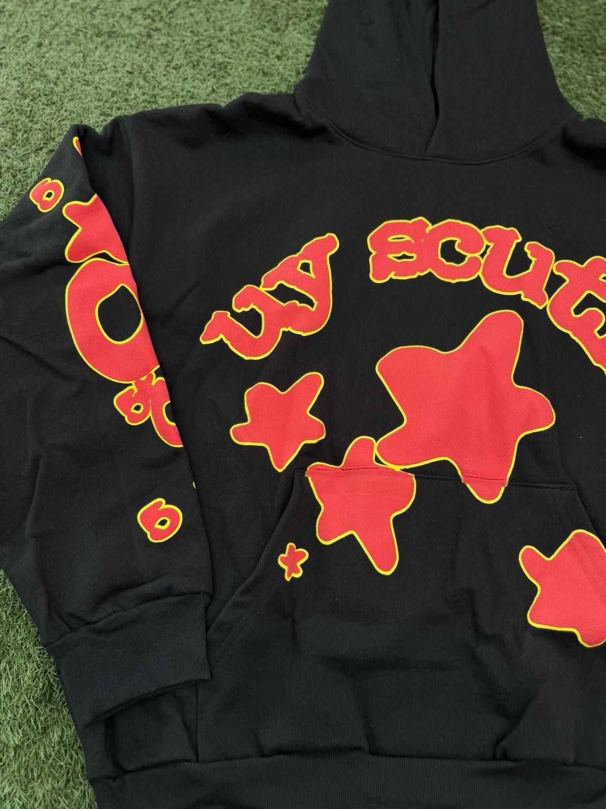 Sp5der Sp5der Worldwide Black Red Hoodie Size (XL) (NEW) Box + CD Size US XL / EU 56 / 4 - 3 Thumbnail