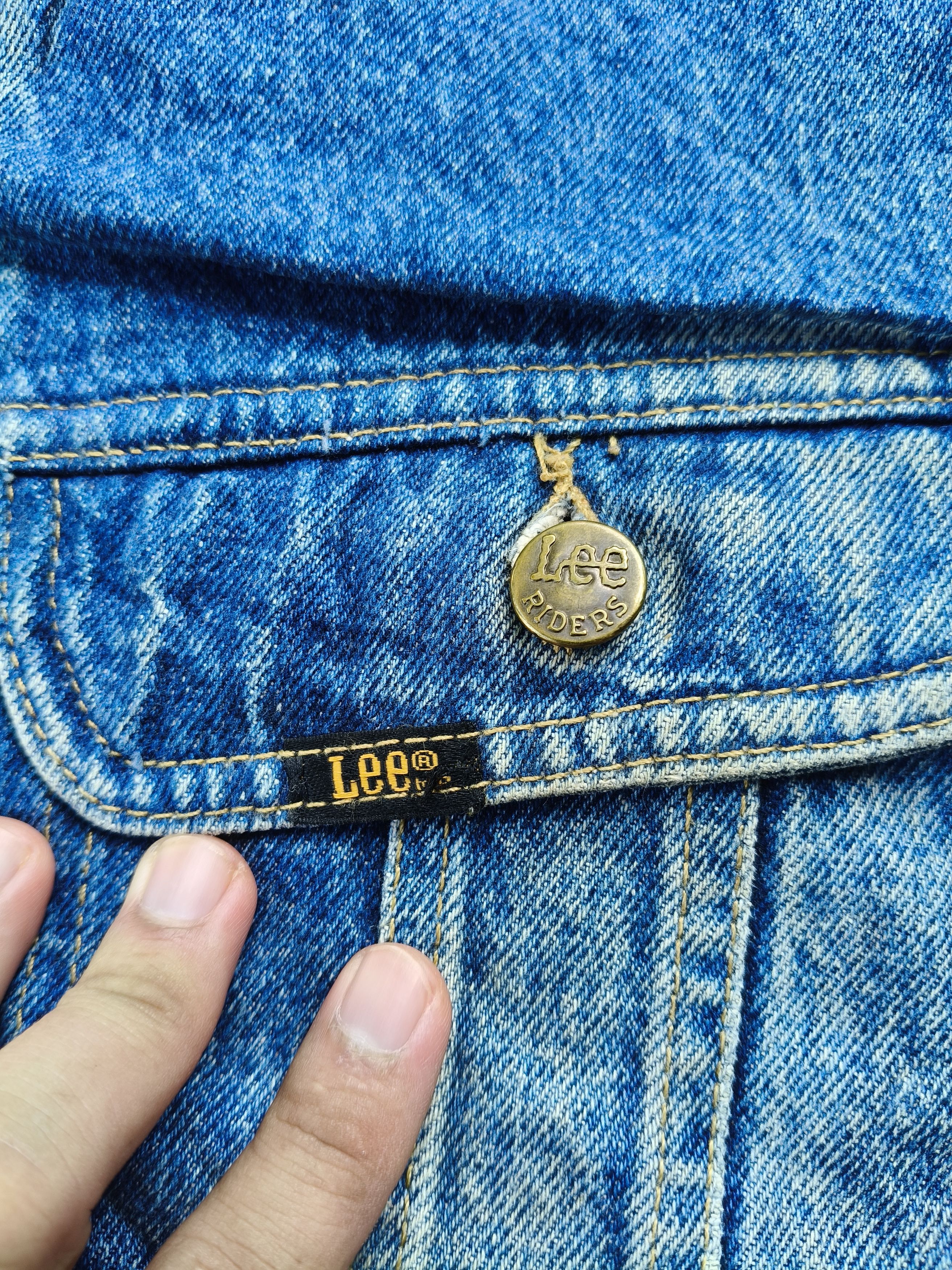 Lee Vintage Lee Strom Rider Denim Jacket (Distressed) Size US L / EU 52-54 / 3 - 10 Thumbnail
