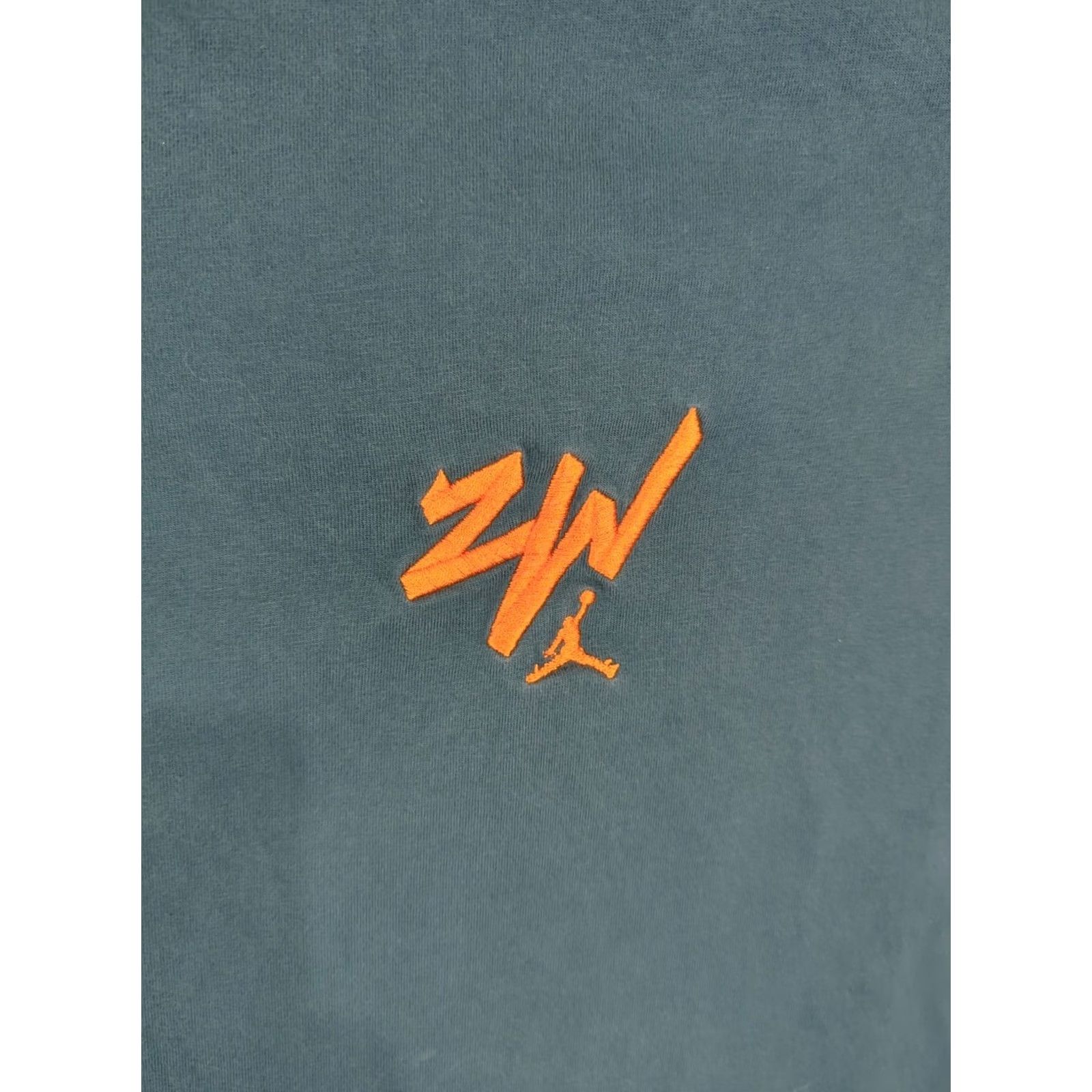 Nike Nike Air Jordan Zion ZW Embroidered Logo T Shirt Mens Small Green Yellow Size US S / EU 44-46 / 1 - 6 Thumbnail