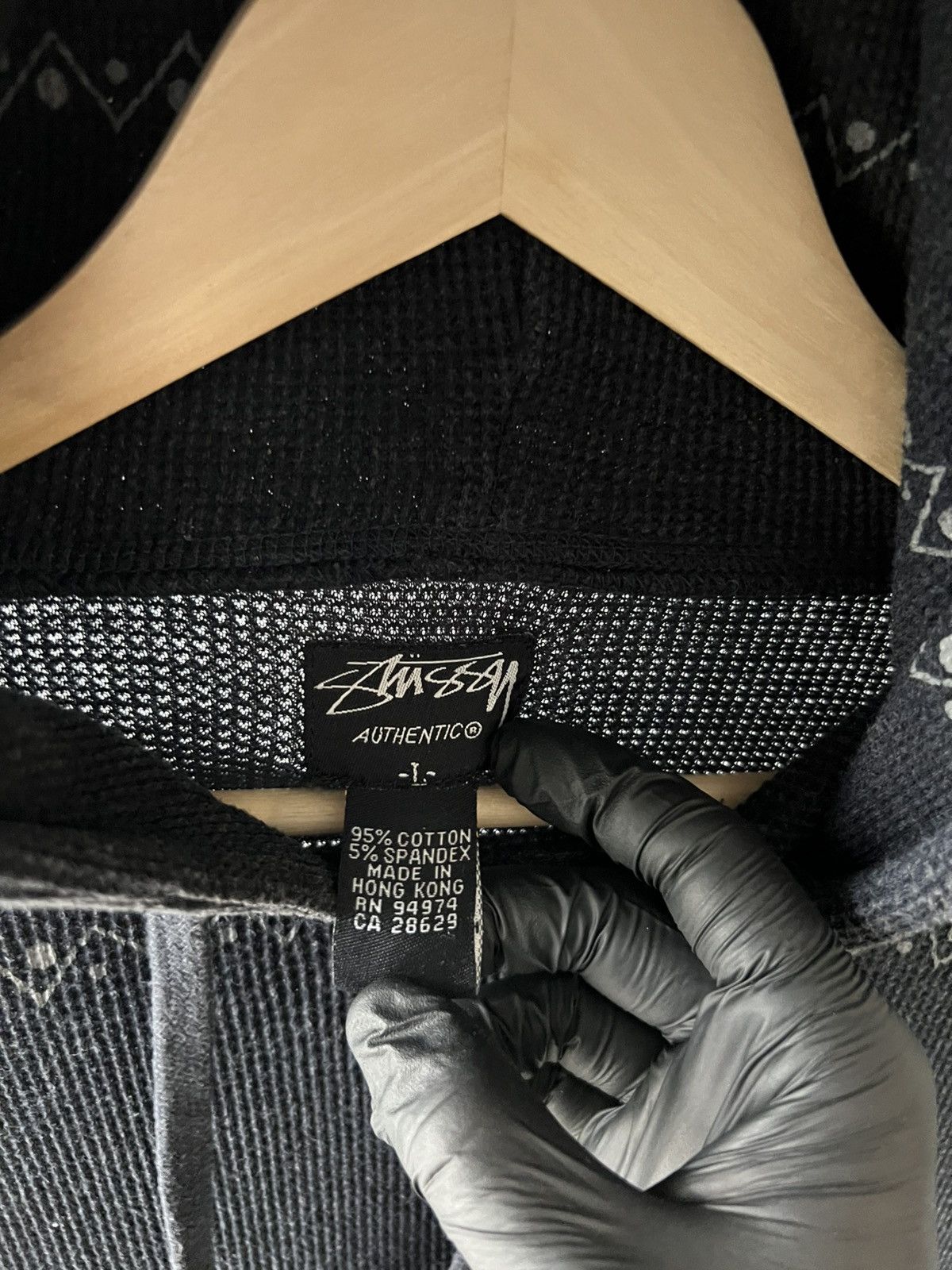 Stussy Vintage Stussy Stripe Hoodie Men’s Made in Hong Kong Large Size US L / EU 52-54 / 3 - 11 Thumbnail