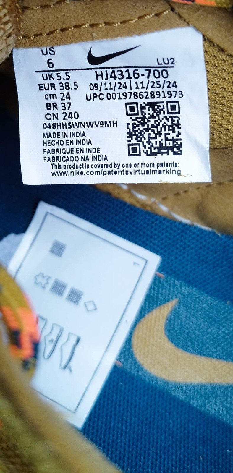 Nike Shors Nike C1TY Size US 6 / EU 39 - 8 Thumbnail