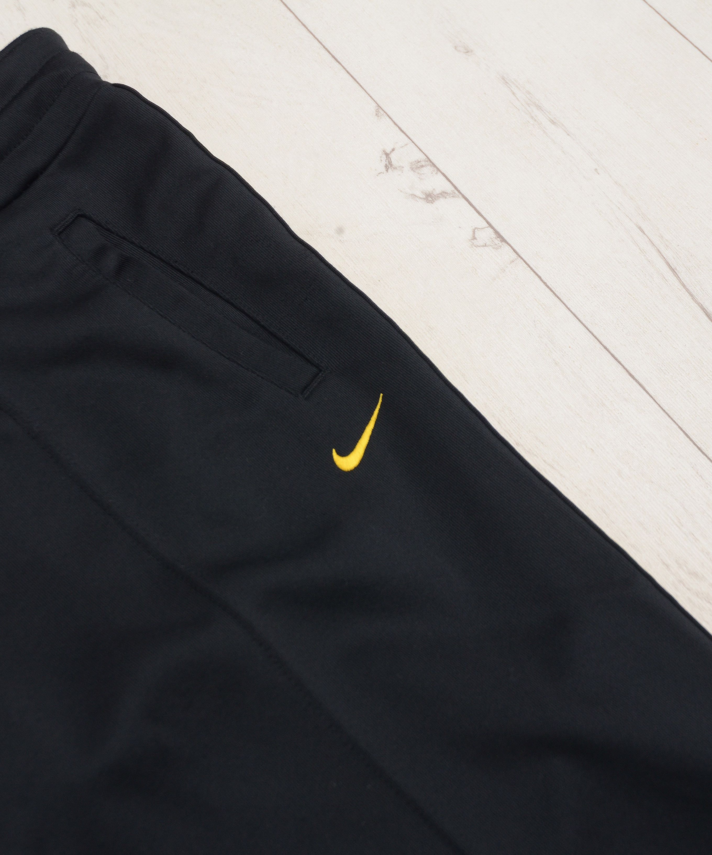 Nike × Nike ACG × Vintage Vintage Y2K Nike Livestrong Black & Yellow Sweatpants Size 31" - 4 Thumbnail