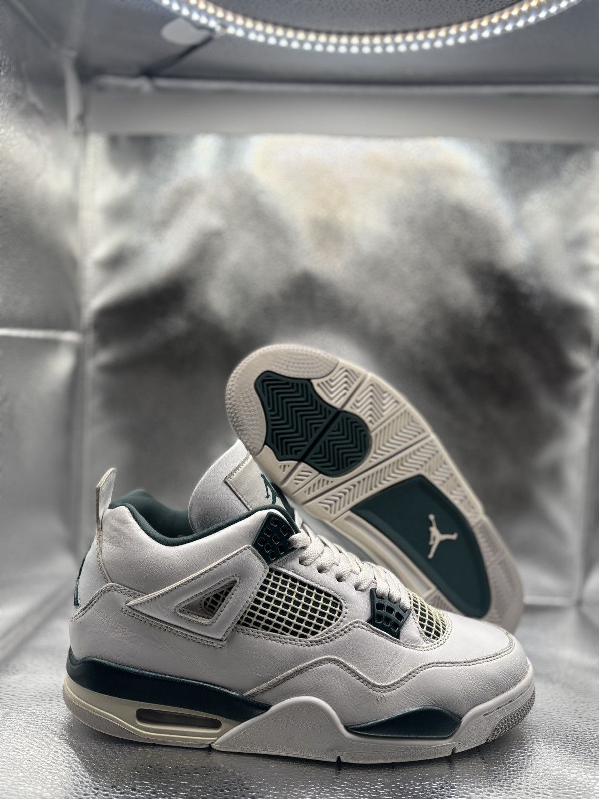 Air Jordan 4 oxidized green