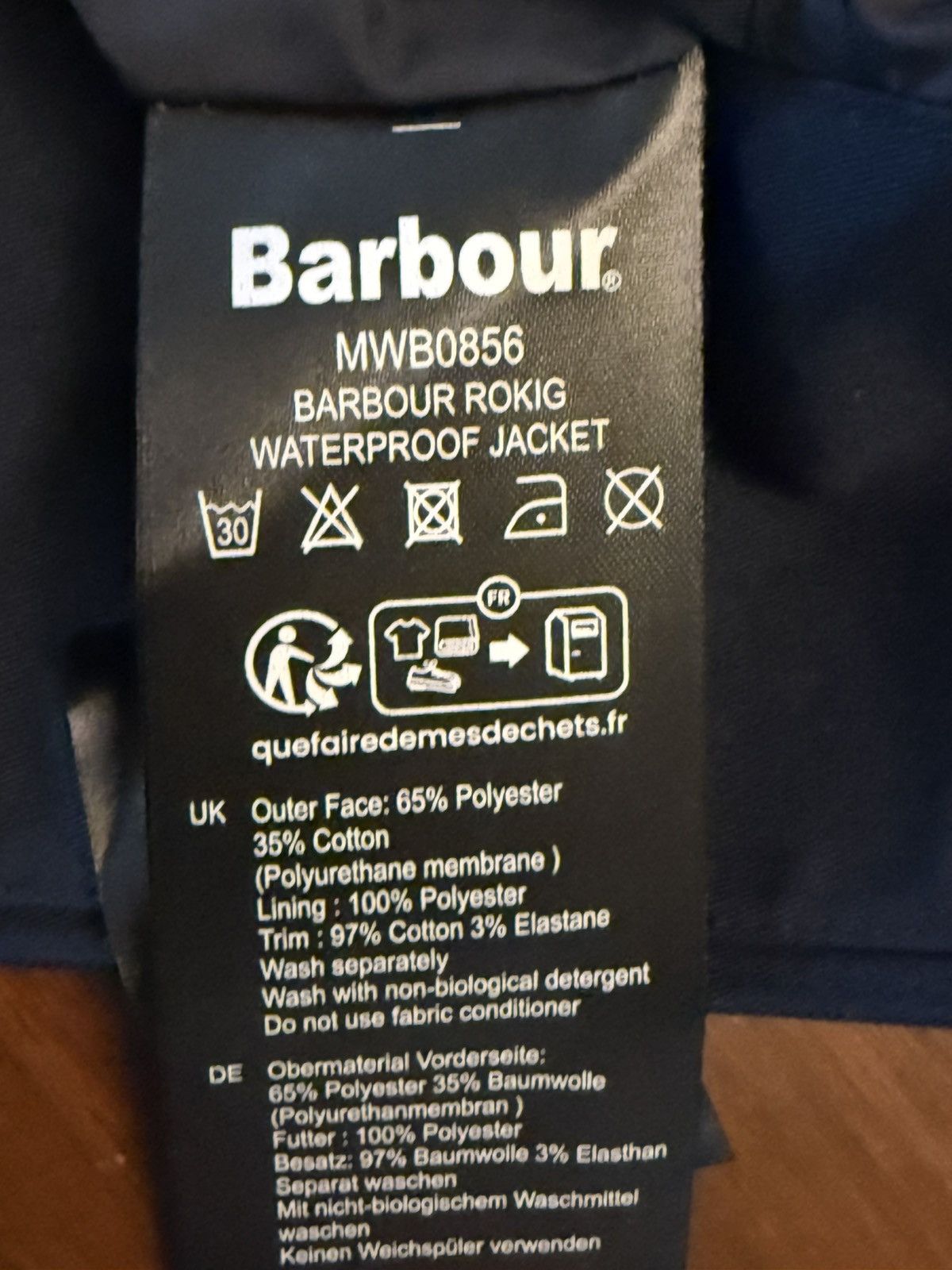 Barbour Barbour Rokig Waterproof Jacket Size US M / EU 48-50 / 2 - 15 Thumbnail