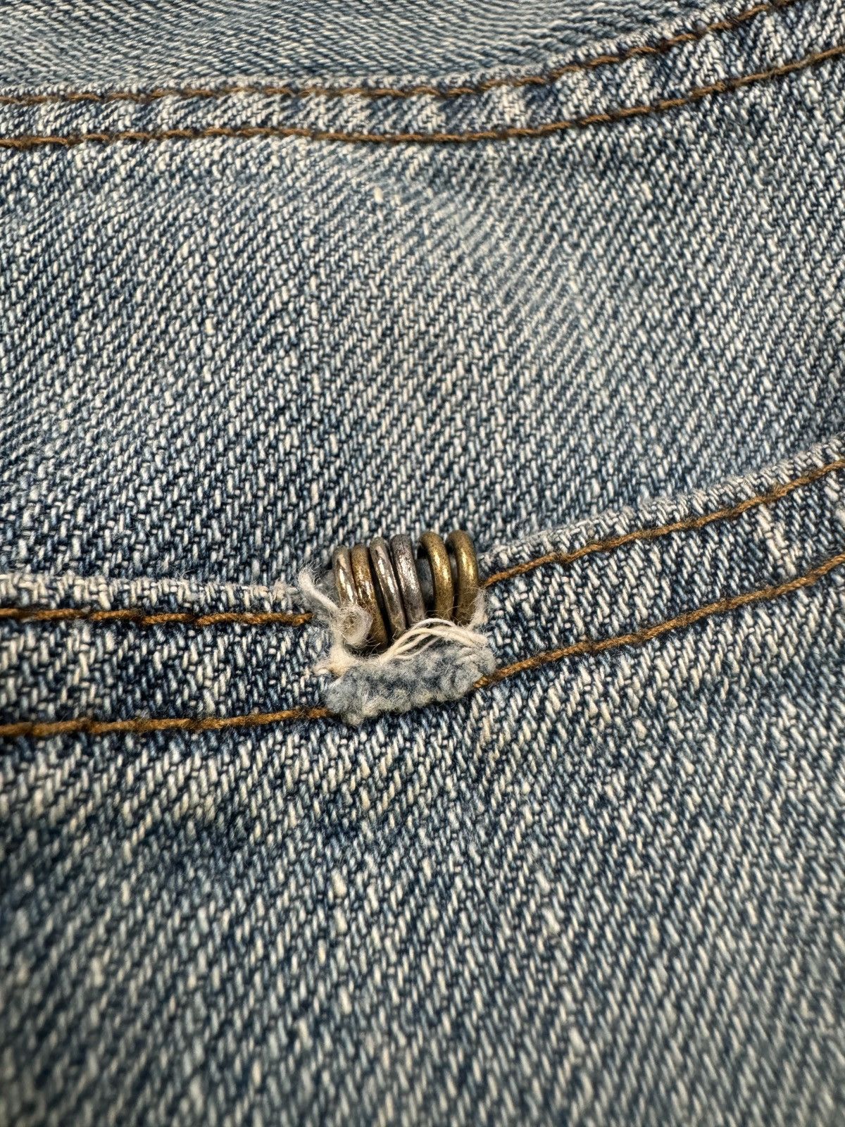 If Six Was Nine Mud Max Piercing Bootcut Jeans Size US 30 / EU 46 - 14 Thumbnail