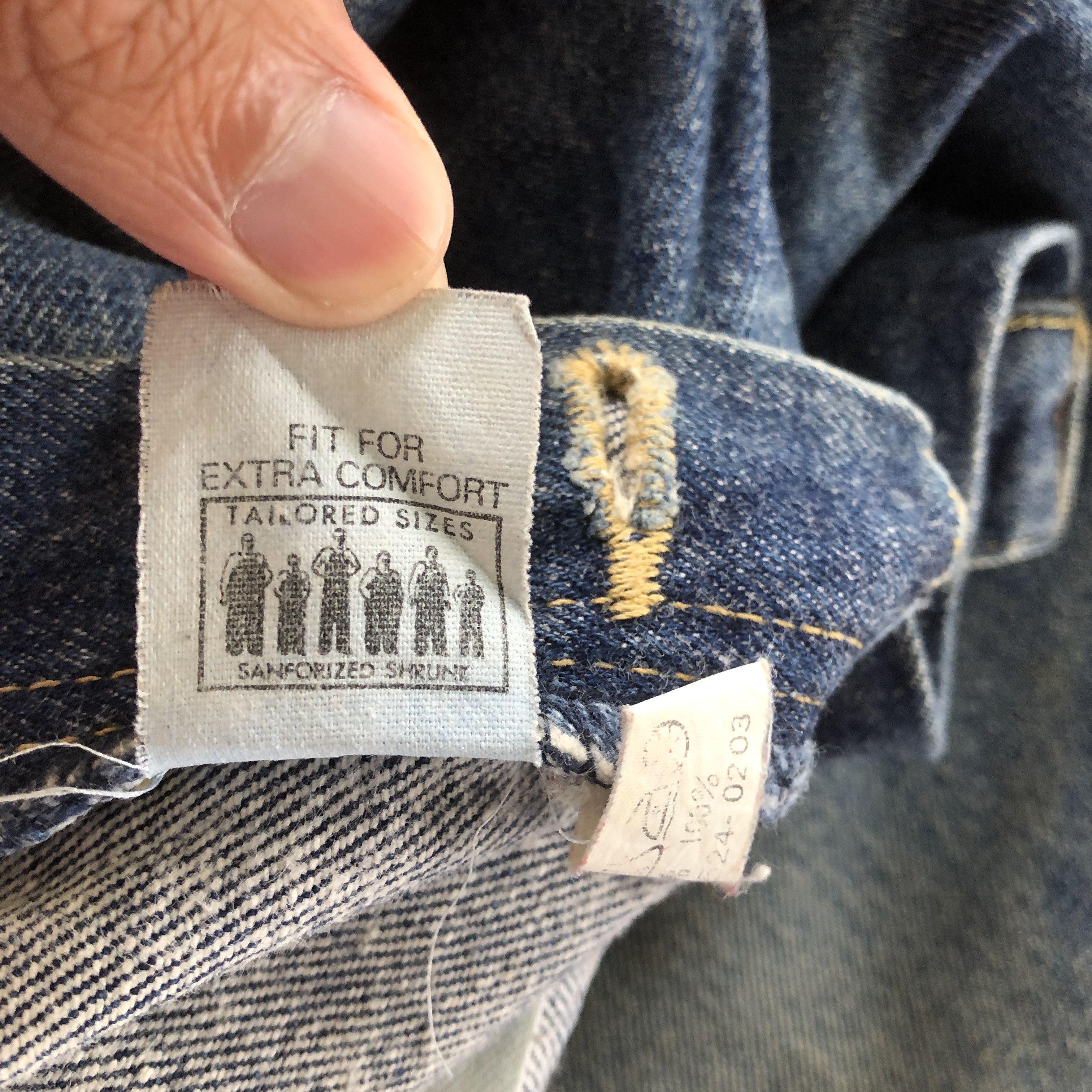 Lee Vintage Lee Stone Wash Jeans Lee Sanforized Denim Pants Size US 30 / EU 46 - 7 Thumbnail