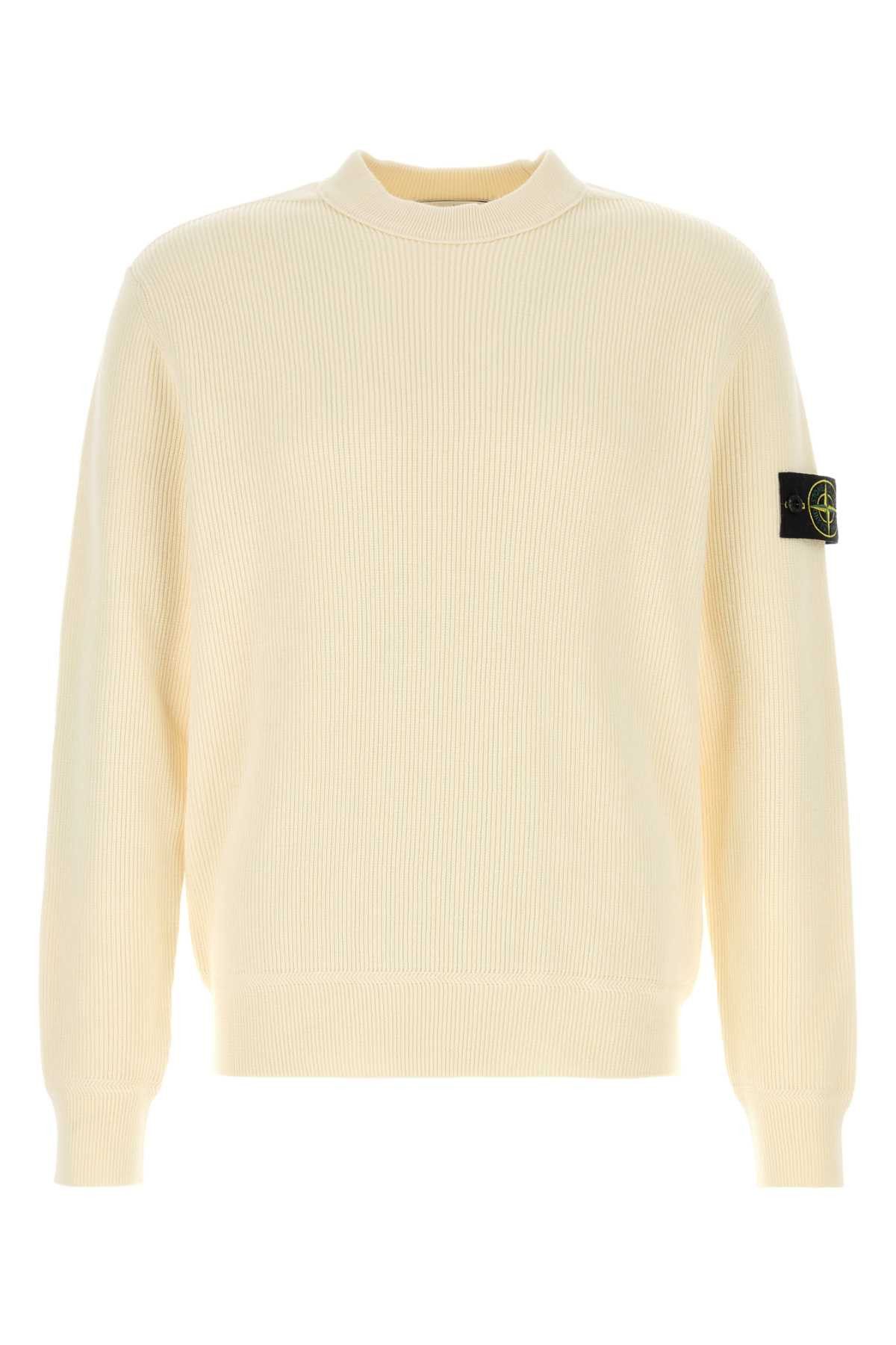Stone Island Ivory Cotton Sweater Size US XXL / EU 58 / 5 - 1 Thumbnail