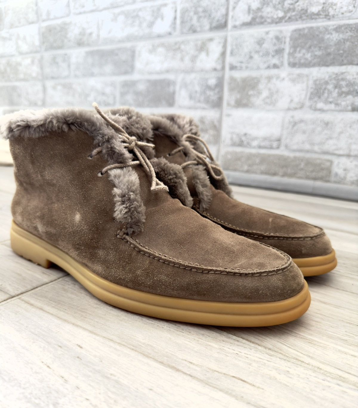 Loro Piana Loro Piana Snow Dreams Walk Beaver Fur & Suede Boots Size US 10 / EU 43 - 2 Thumbnail