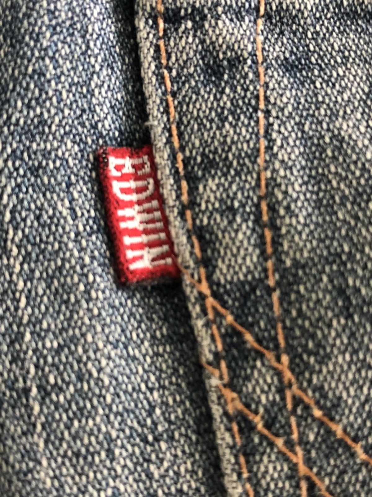 Edwin Vintage Edwin BAGGY Jeans Rusty Faded Denim Pants Size US 37 - 17 Thumbnail