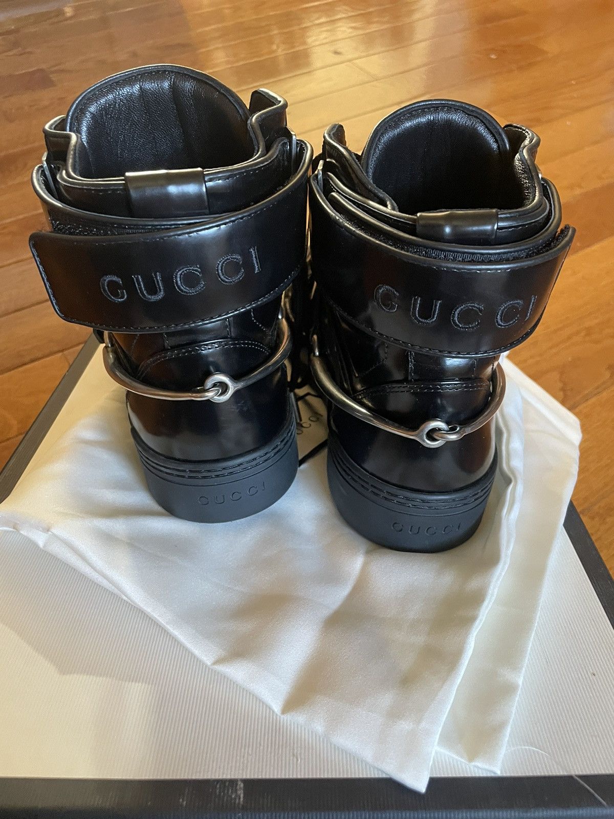 Gucci MENS GUCCI MANGUM HIGH TOPS Size US 8 / EU 41 - 8 Thumbnail