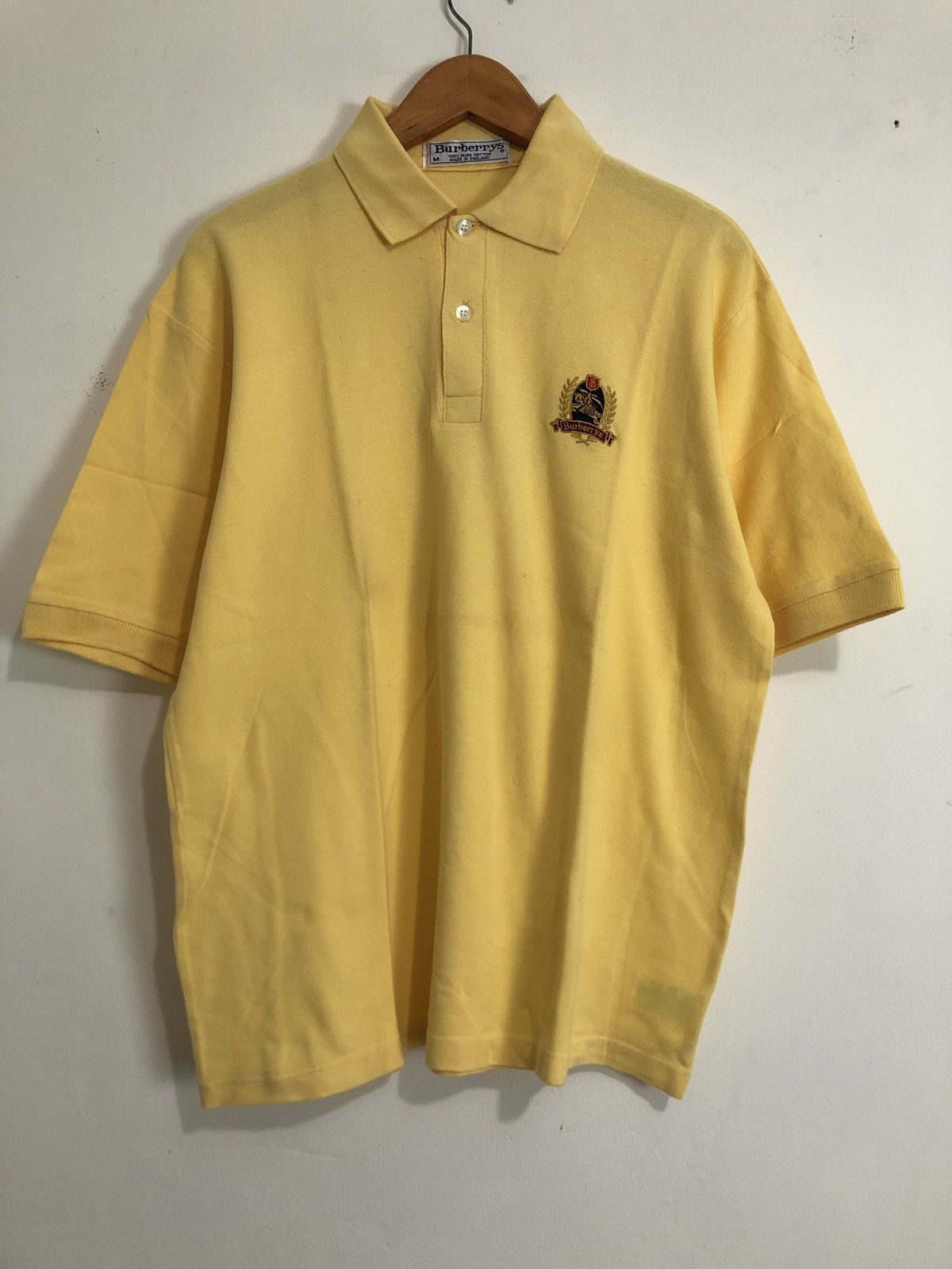 Burberry Vintage Burberrys Polo Shirt Made in England Size US M / EU 48-50 / 2 - 1 Thumbnail