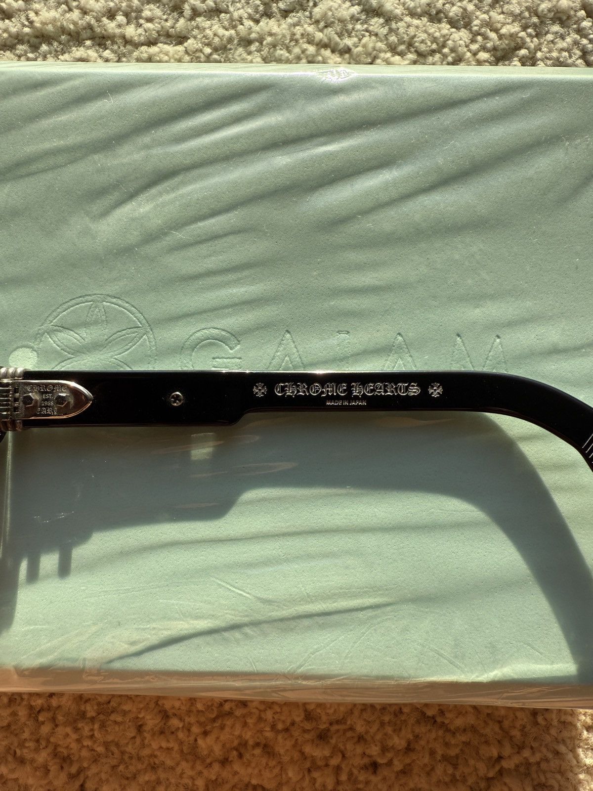 Chrome Hearts Chrome Hearts 2 THICK Black Eyeglasses – Sterling Silver Size ONE SIZE - 7 Thumbnail
