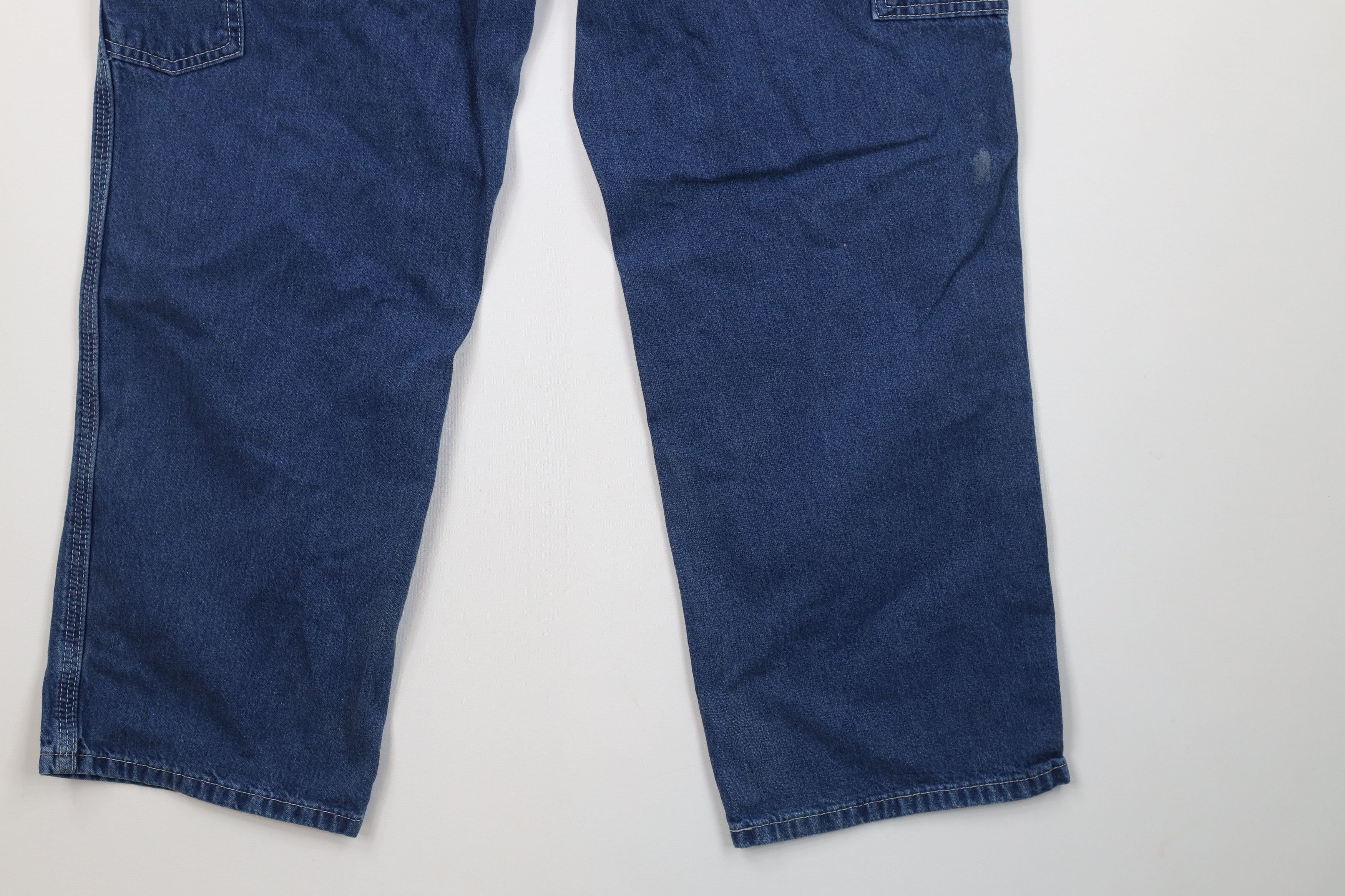Carhartt Vintage Y2K Carhartt Workwear Wide Leg Dungaree Denim Jeans Size US 34 / EU 50 - 15 Thumbnail