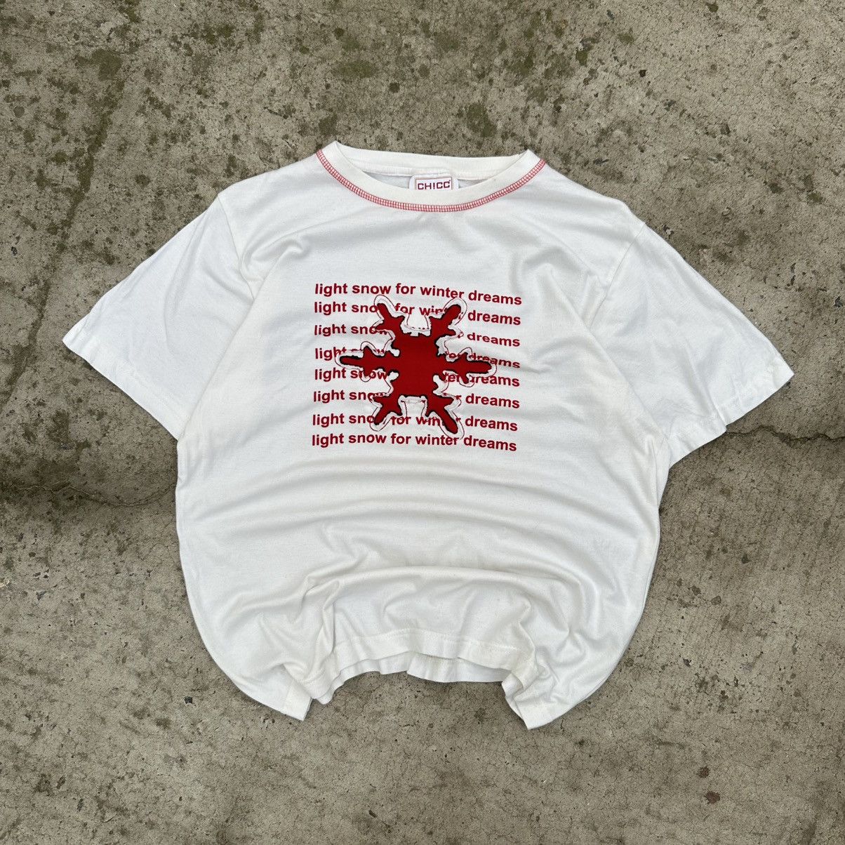 Chicos Vintage Adult Light Snow For Winter T-shirts Big Logo Grunge Size US S / EU 44-46 / 1 - 1 Thumbnail