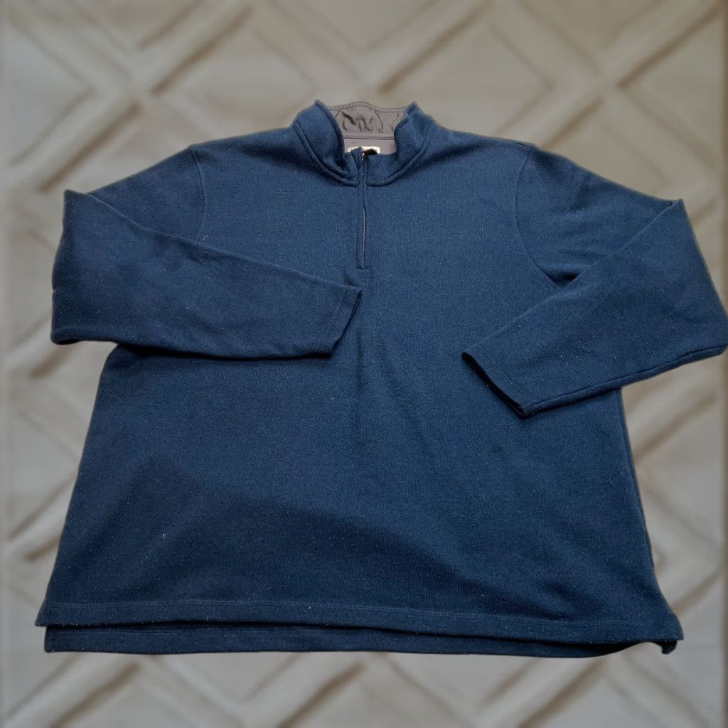Wrangler VINTAGE Wrangler Jacket Mens 2XL Blue 1/4 Zip Pullover Solid Fleece Soft Blue Size US XXL / EU 58 / 5 - 1 Thumbnail
