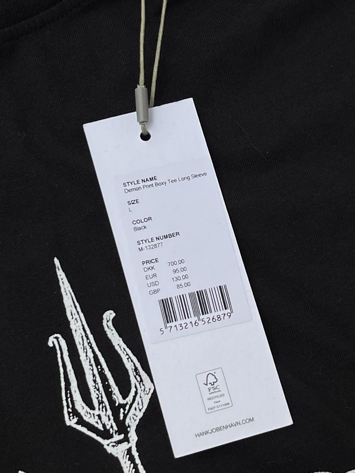 Han Kjobenhavn !DS! FW22 Han Kjobenhavn Demon Print Boxy Long Sleeve Size US L / EU 52-54 / 3 - 19 Thumbnail