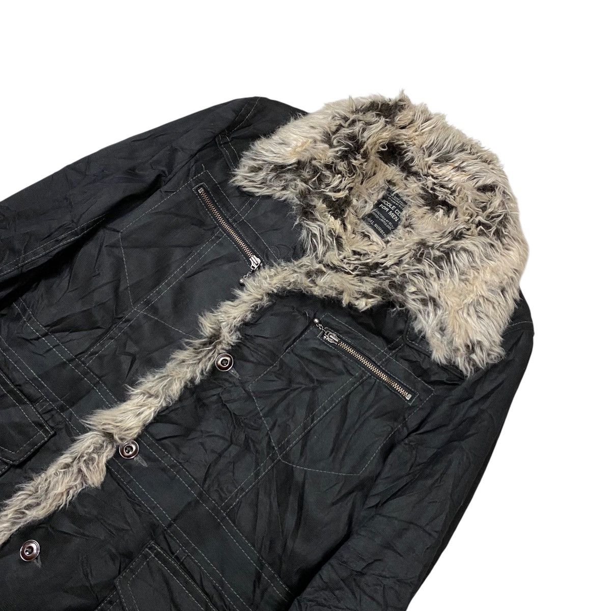 If Six Was Nine × Le Grande Bleu (L.G.B.) × Nicole Club Nicole Club For Men Fur Jacket Size US M / EU 48-50 / 2 - 6 Thumbnail