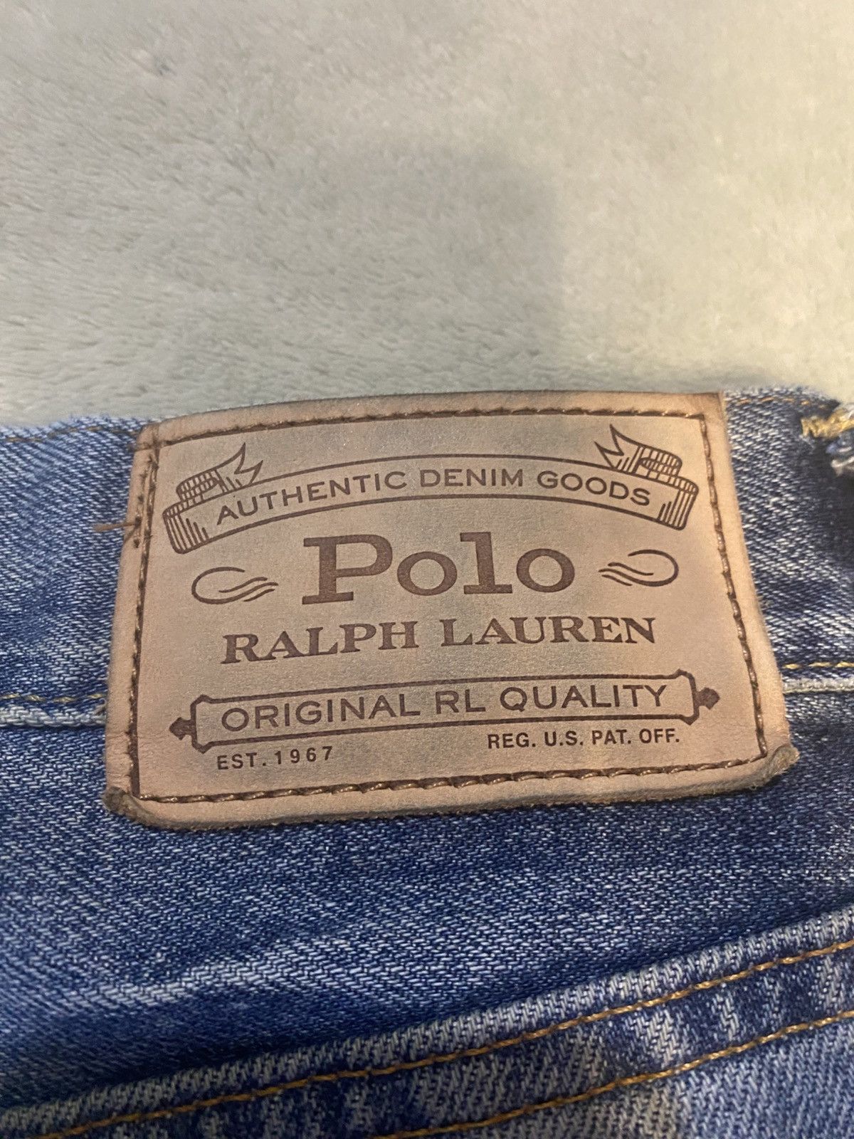 Polo Ralph Lauren vintage Polo Ralph Lauren distressed demin Size US 34 / EU 50 - 18 Thumbnail