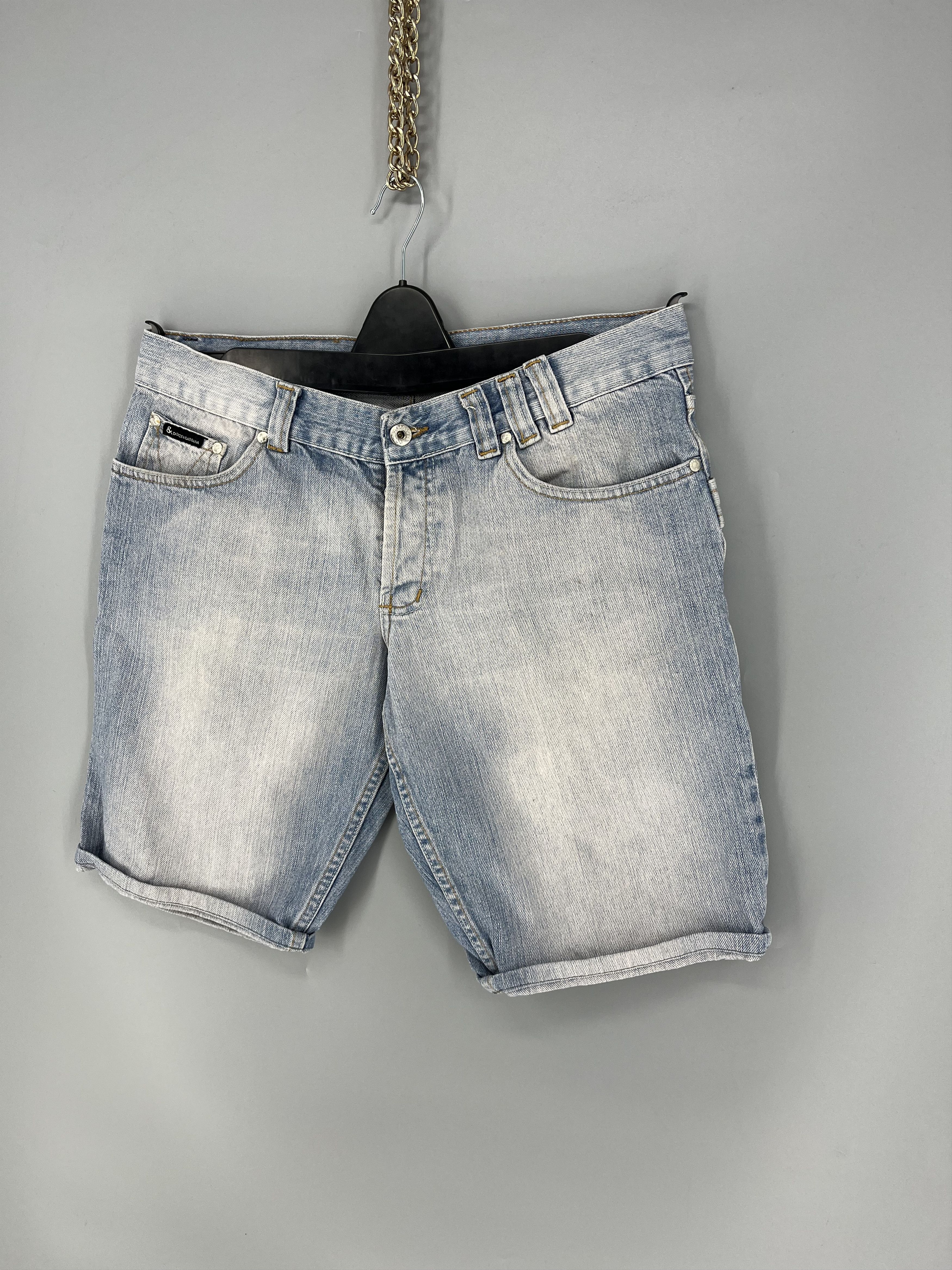 Dolce & Gabbana Vintage D&G Dolce & Gabbana Denim Shorts Mens 34 Size US 34 / EU 50 - 3 Thumbnail
