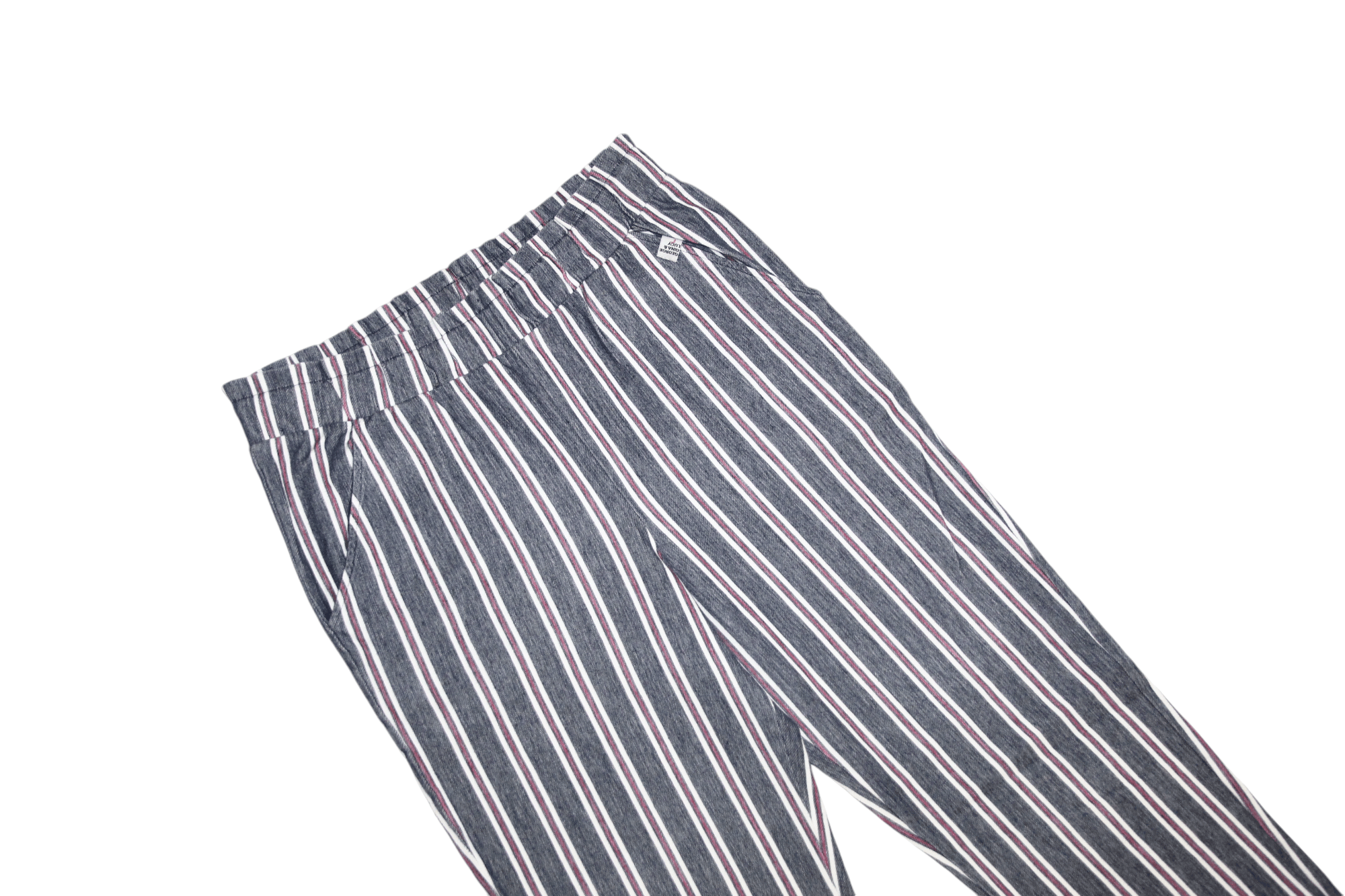 George Gina & Lucy George Gina & Lucy Washed Cotton Striped Cropped Pants Size 28" / US 6 / IT 42 - 4 Thumbnail