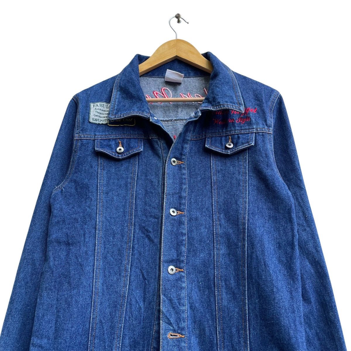 Japanese Brand × Vintage Vintage Denim Coveralls Agate Label Size Large Size US 36 / EU 52 - 8 Thumbnail