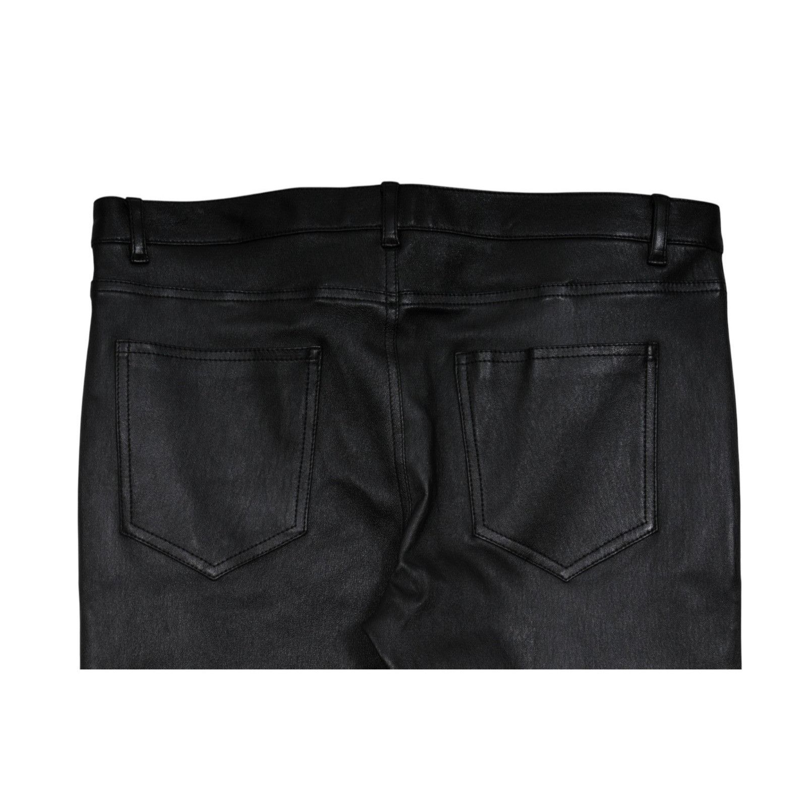 Saint Laurent Paris Lambskin Skinny Leg Leather Pants Jeans Size US 34 / EU 50 - 12 Thumbnail