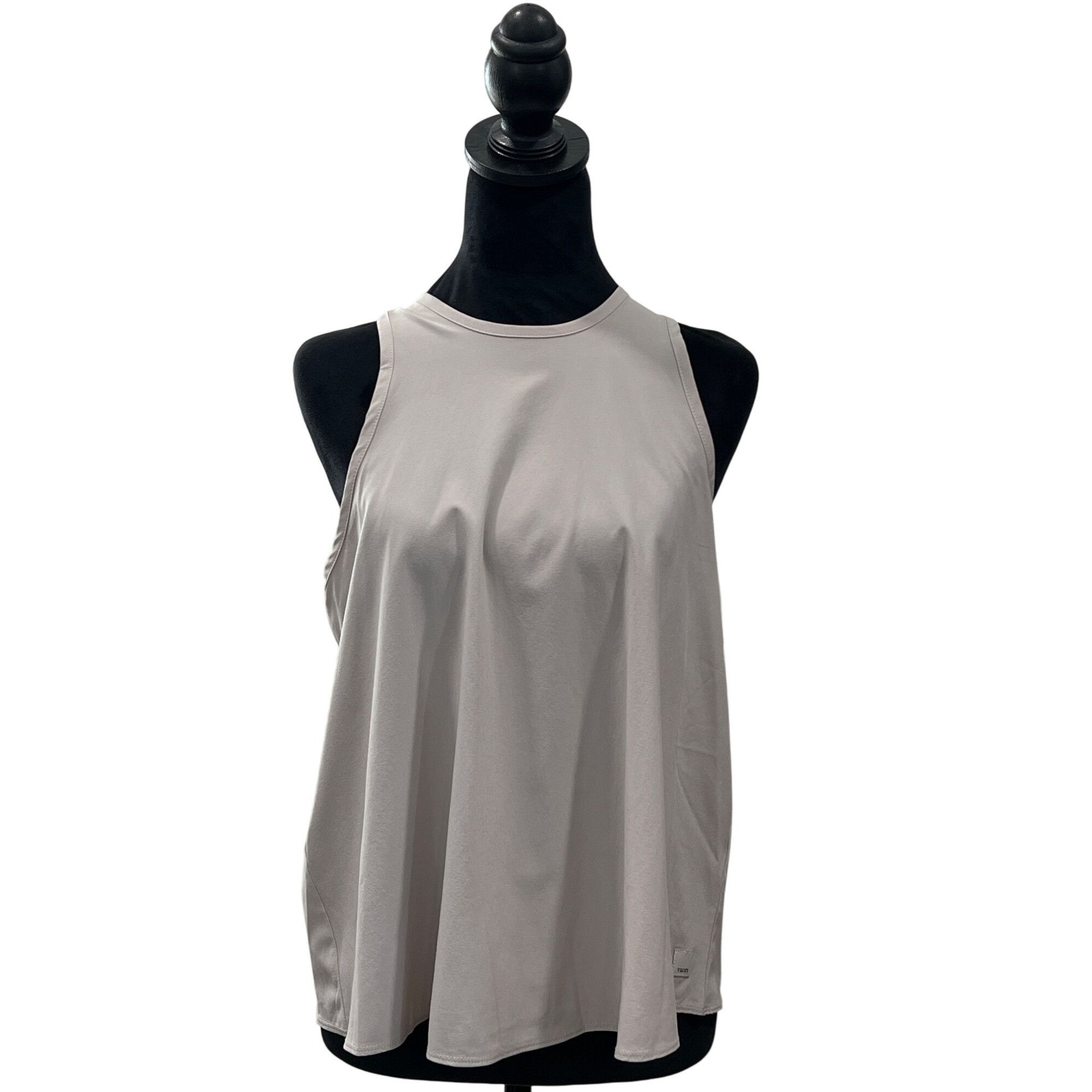 Vuori Vuori Womens Light Beige Racerback Tank Top Loose Fit Active Size M / US 6-8 / IT 42-44 - 1 Thumbnail