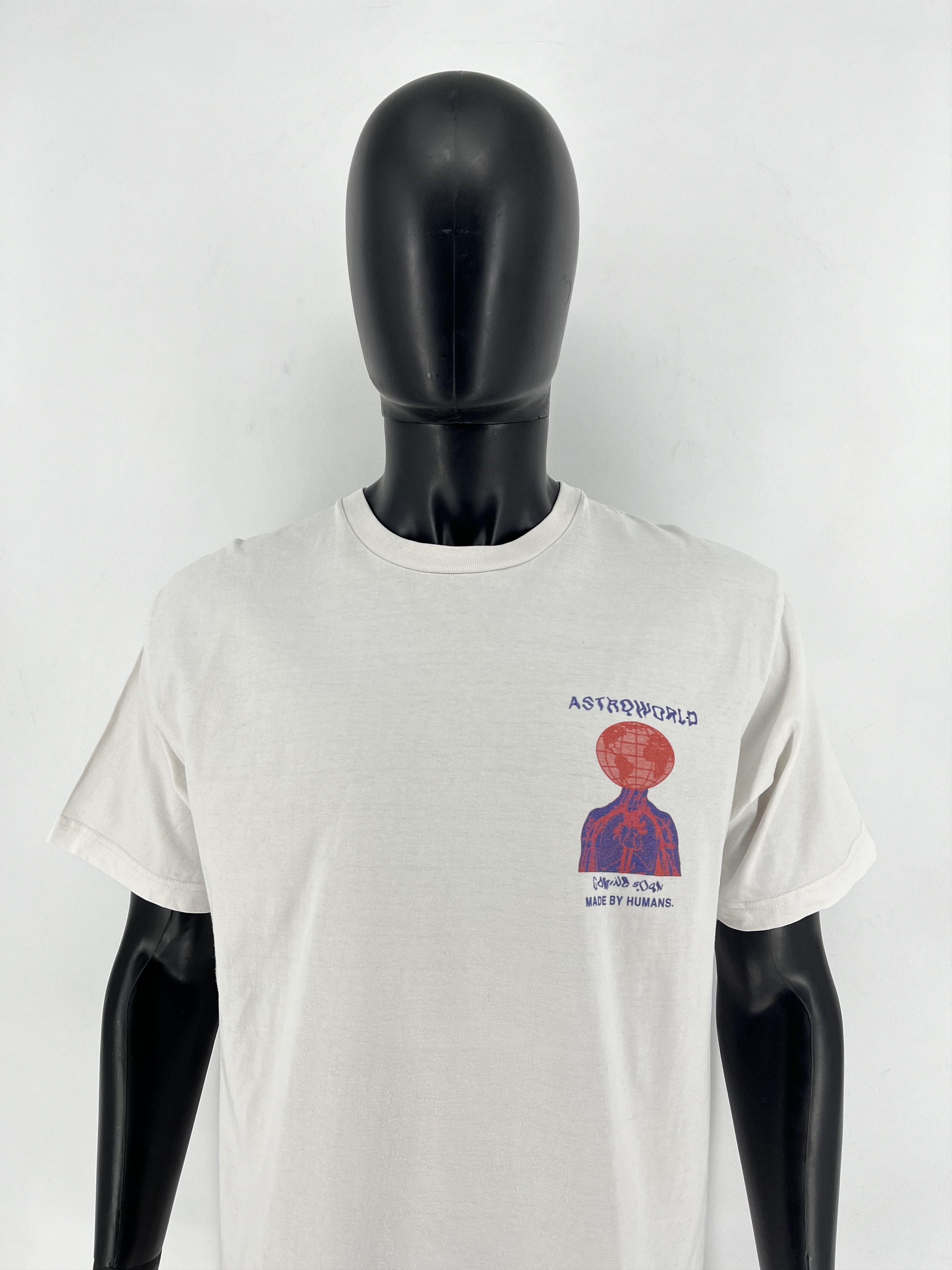 Travis Scott Travis Scott ASTROWORLD Coming Soon Made By Humans T Shirt Size US L / EU 52-54 / 3 - 3 Thumbnail