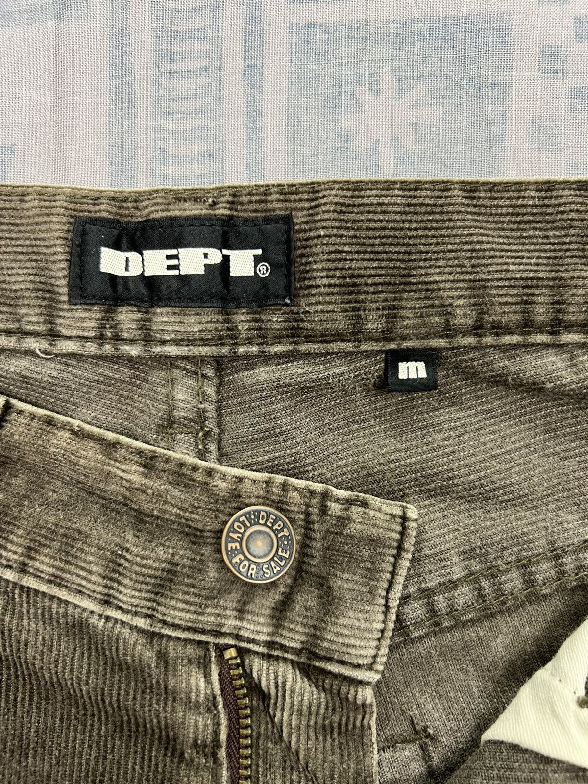 Japanese Brand Dept. Japan Distressed Corduroy Pant Size US 31 - 9 Thumbnail