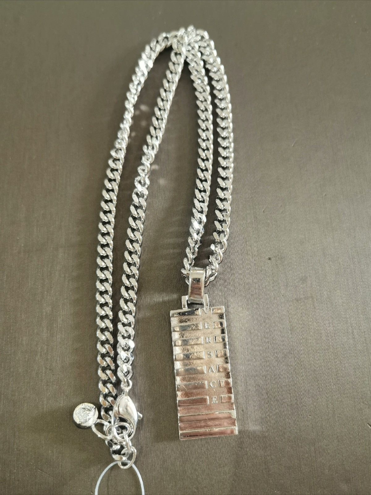 image of Gianni Versace Vintage Versace Necklace in Silver, Men's