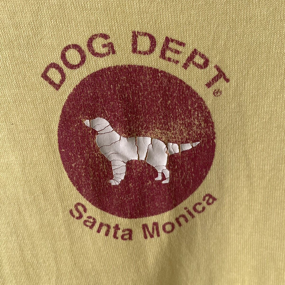 Japanese Brand Thrashed Faded Vintage 90s Dog Dept Santa Monica ERD GRUNGE Size US L / EU 52-54 / 3 - 6 Thumbnail