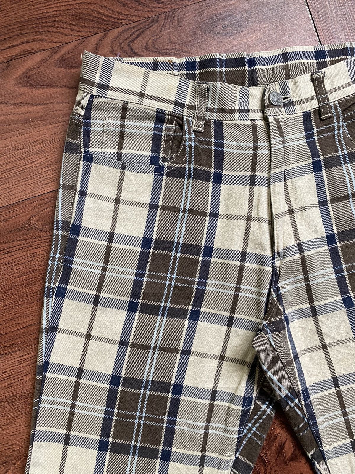 If Six Was Nine World Wide Love Checkers Pants Size US 32 / EU 48 - 4 Thumbnail