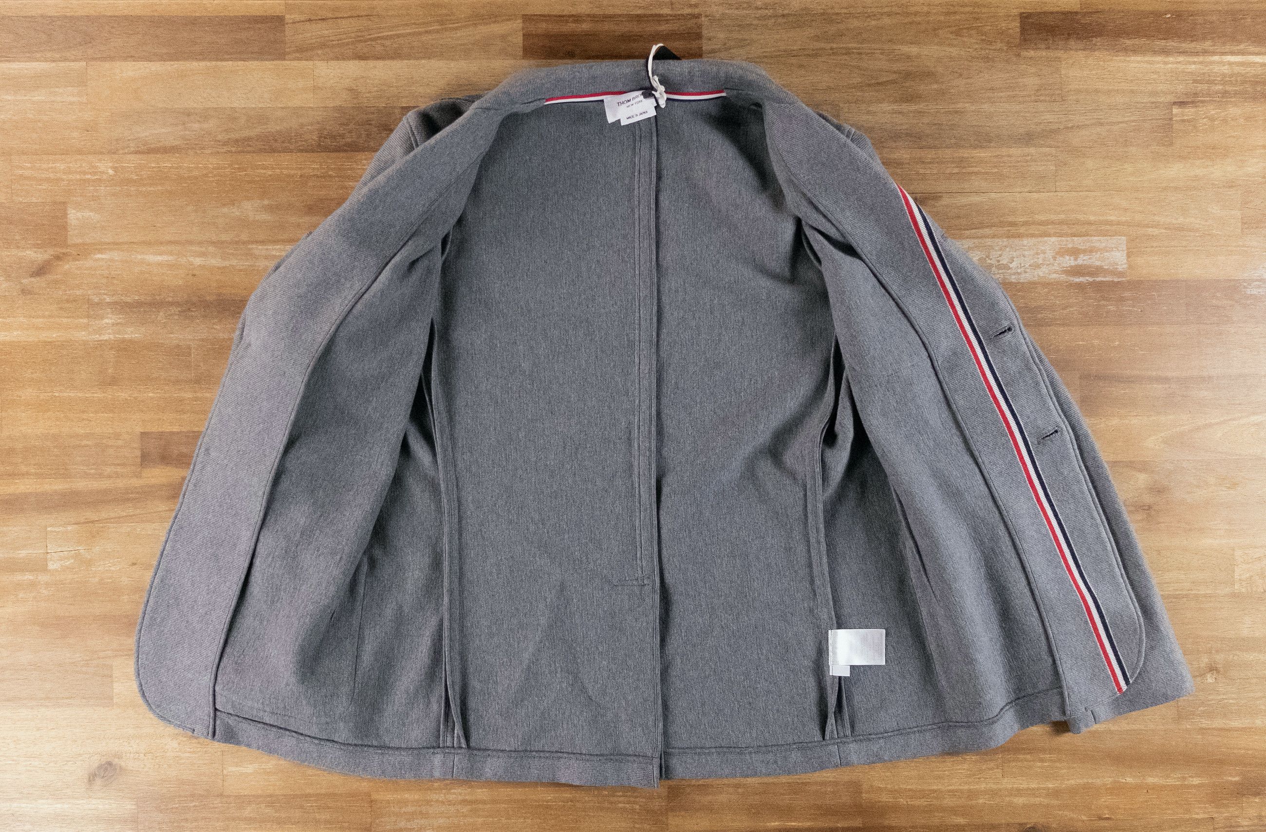 Thom Browne THOM BROWNE gray double face knit cotton Sack jacket Medium Size US M / EU 48-50 / 2 - 12 Thumbnail