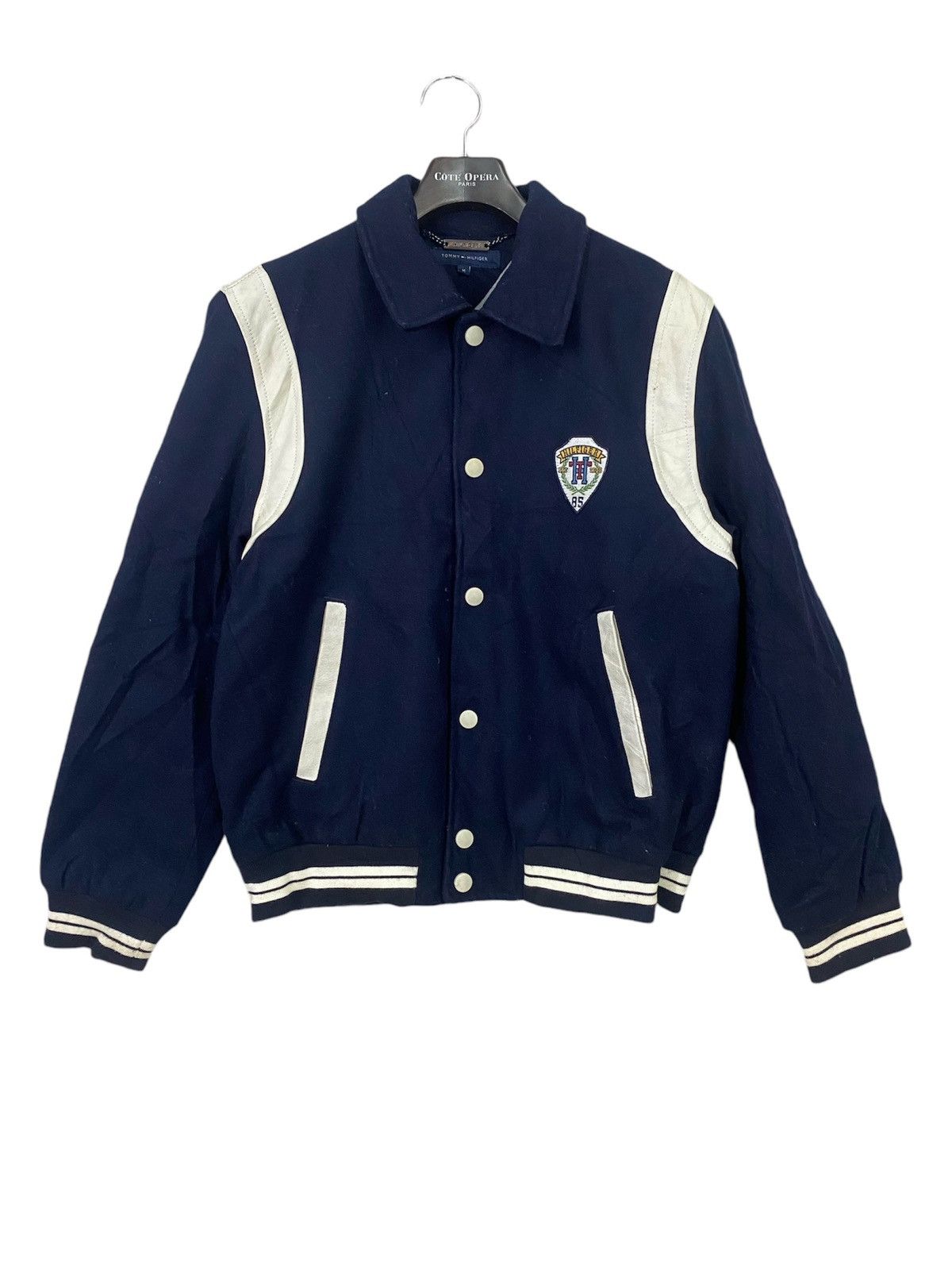 Tommy Hilfiger × Vintage Tommy hilfiger bomber jacket very rare Size US M / EU 48-50 / 2 - 1 Thumbnail