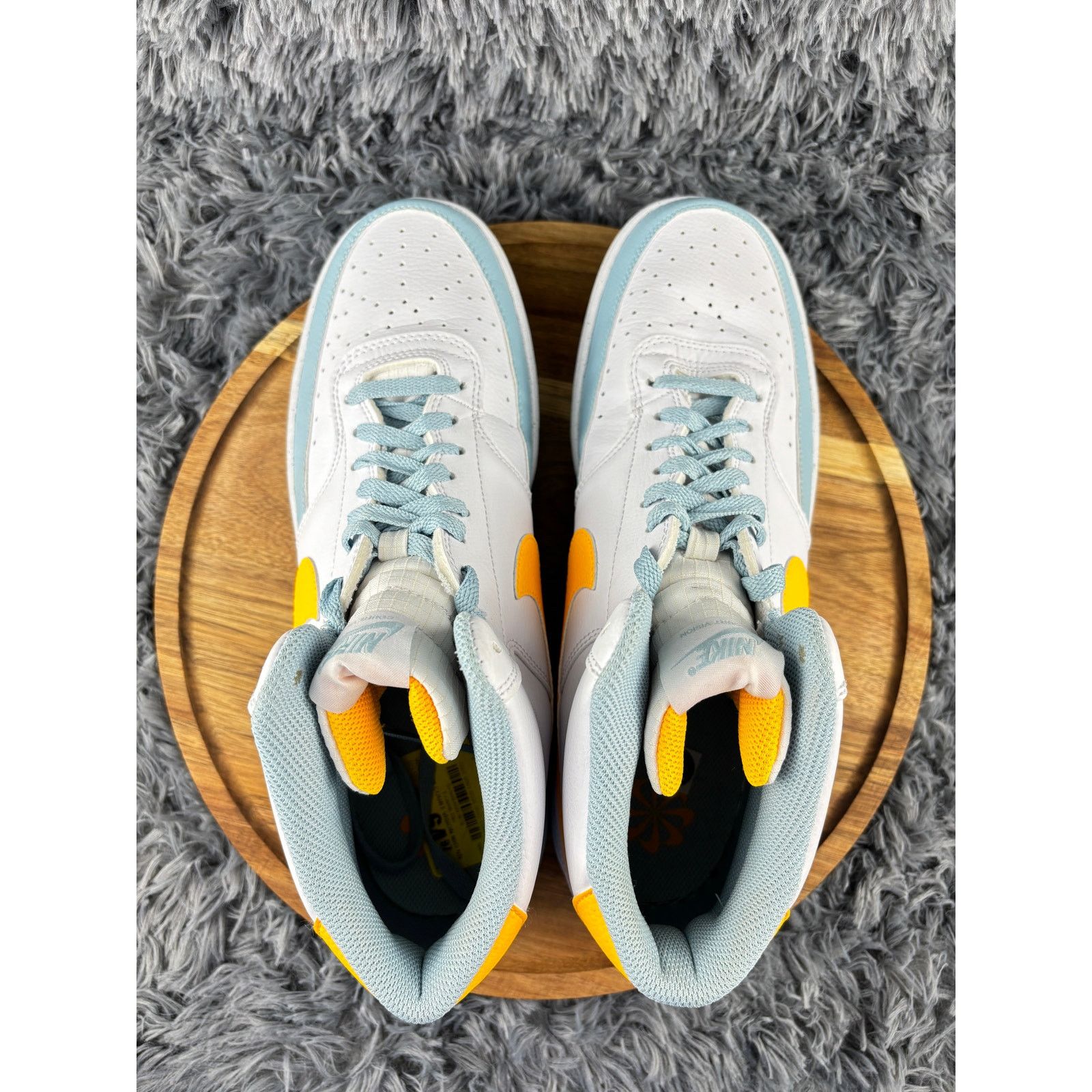 Nike Nike Court Vision Next Nature Mid White Ocean Bliss Size12 Size US 12 / EU 45 - 6 Thumbnail