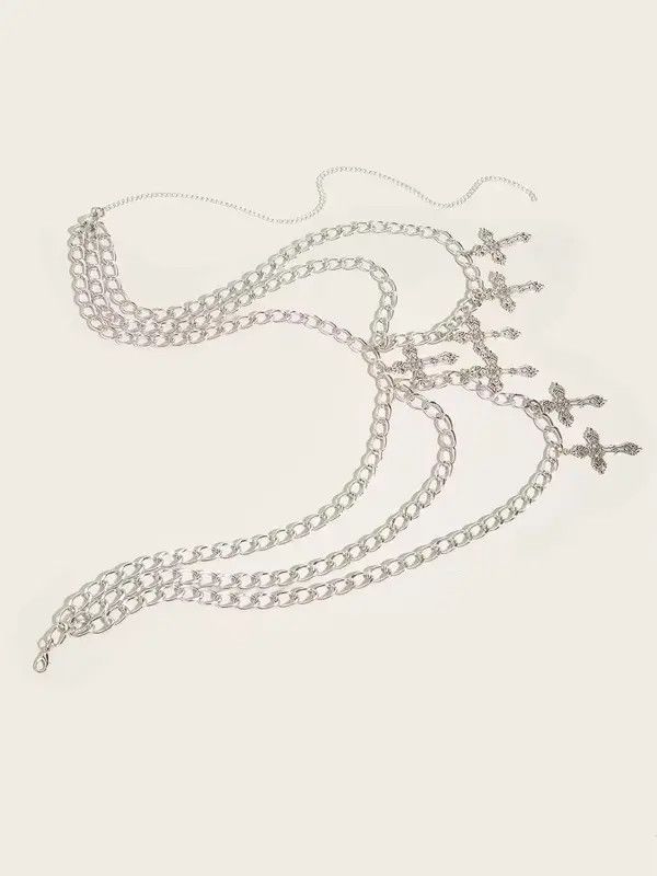 Other Yoshi x Moe Multi layered Cross Waist Belt Chain Size ONE SIZE - 8 Thumbnail