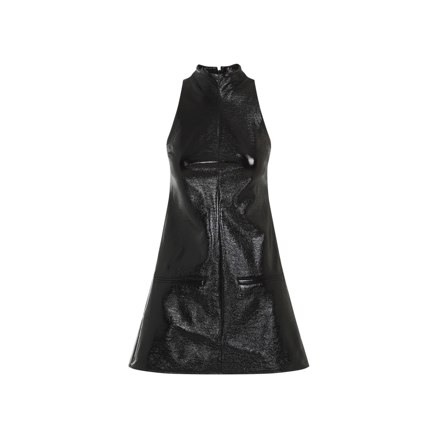 Courreges Courreges 2 Pockets Vinyl A-Line Dress Size XS / US 0-2 / IT 36-38 - 1 Thumbnail