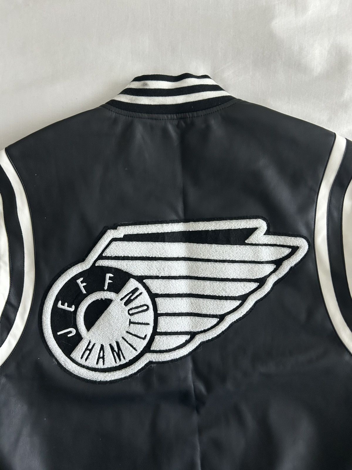 Jeff Hamilton Jeff Hamilton Racing Jacket Bomber GH Wings Logo Signed Size US L / EU 52-54 / 3 - 6 Thumbnail