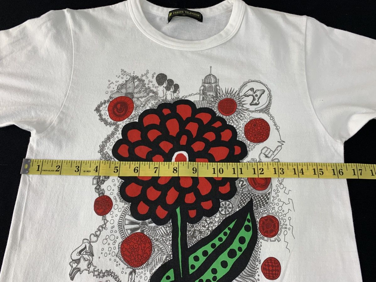 Yayoi Kusama 24 Hour Television Yayoi Kusama X Satoshi Ohno Floral Tee Size US S / EU 44-46 / 1 - 9 Thumbnail
