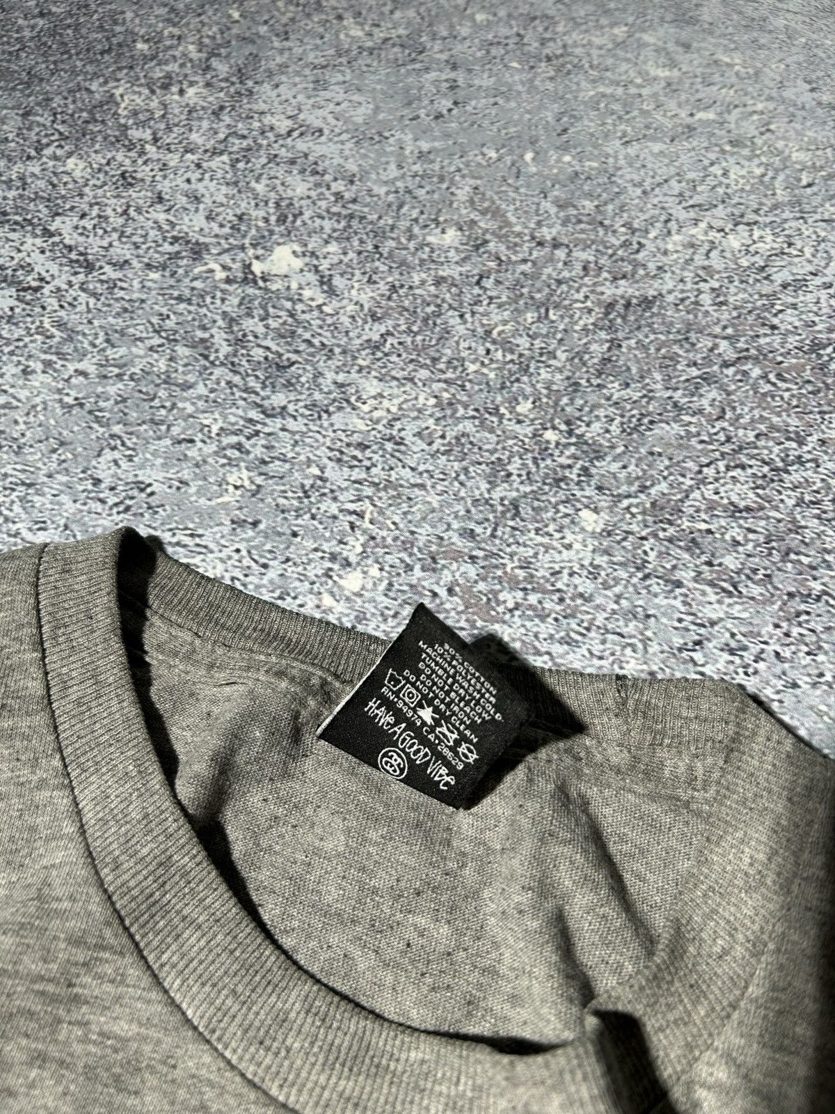 Stussy Stussy 3D Crown Tee 'Grey Heather' Size US S / EU 44-46 / 1 - 5 Thumbnail