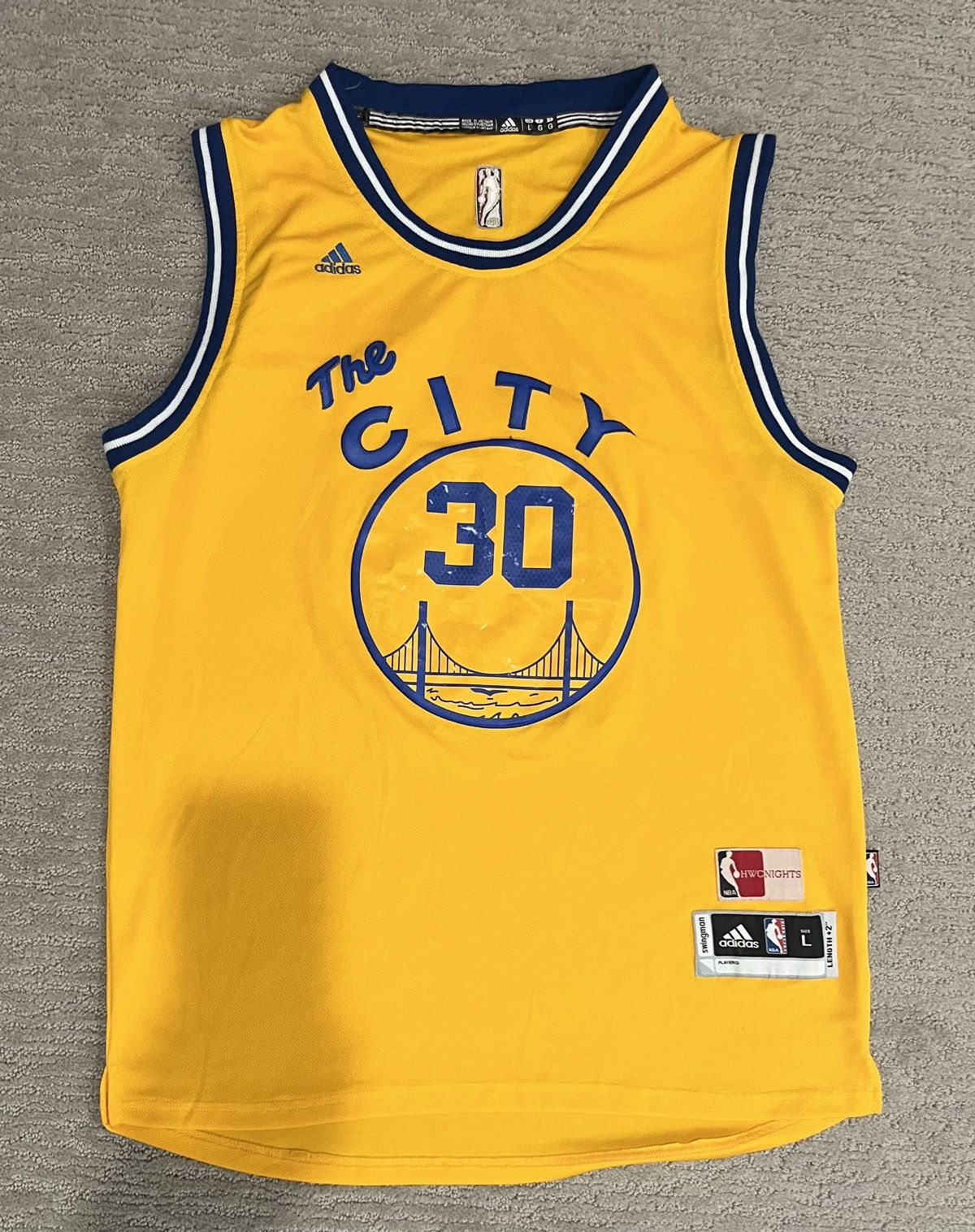 Adidas × NBA × Vintage Vintage Addias Stephen Curry Historical Warriors Jersey Size US L / EU 52-54 / 3 - 1 Thumbnail