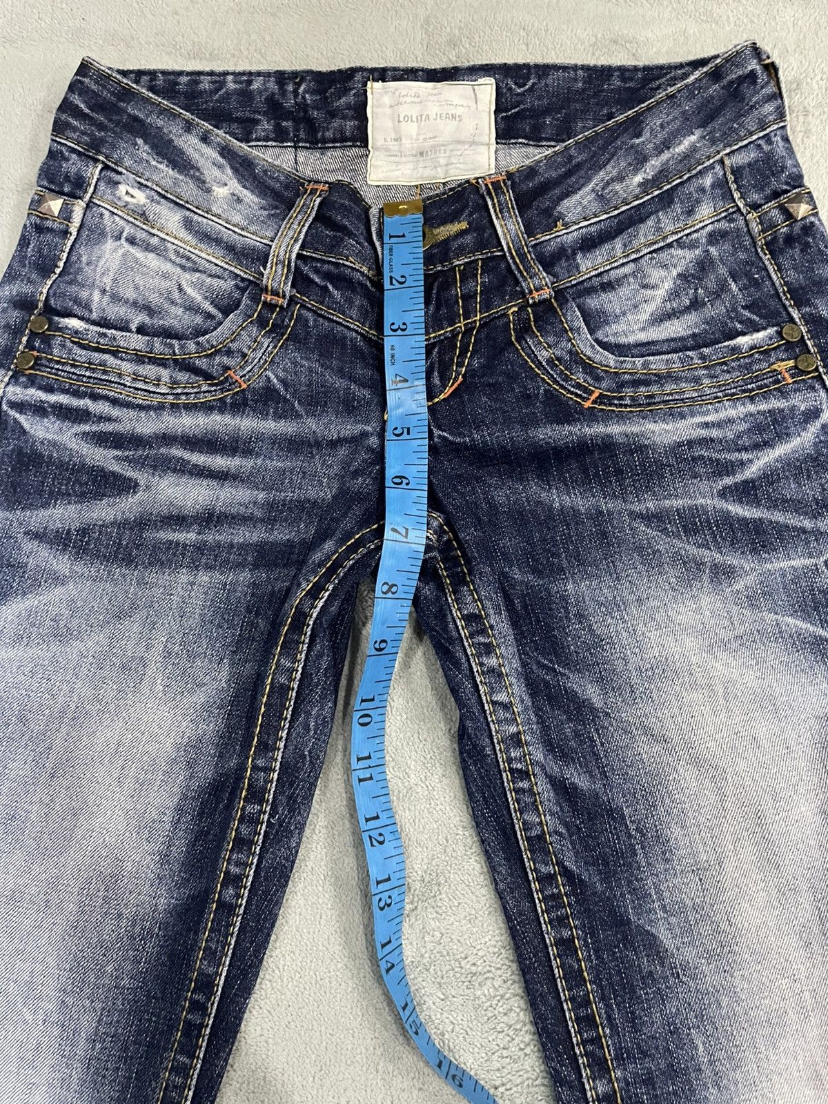 Le Grande Bleu (L.G.B.) Lolita Club By Concert Club Bootcut Denim Jeans Size US 28 / EU 44 - 4 Thumbnail