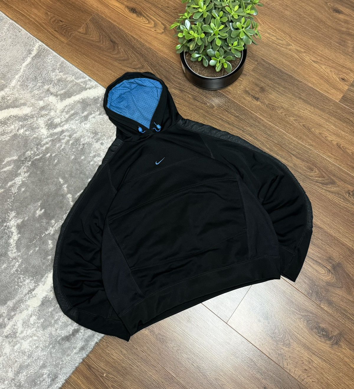 90s nike center swoosh hoodie