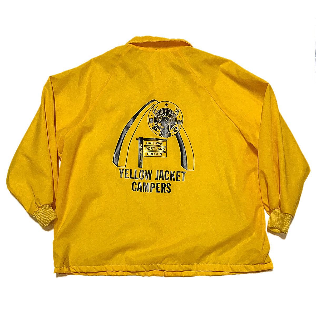 Vintage Vintage Yellow Jacket Campers Jacket Size US XXL / EU 58 / 5 - 1 Thumbnail