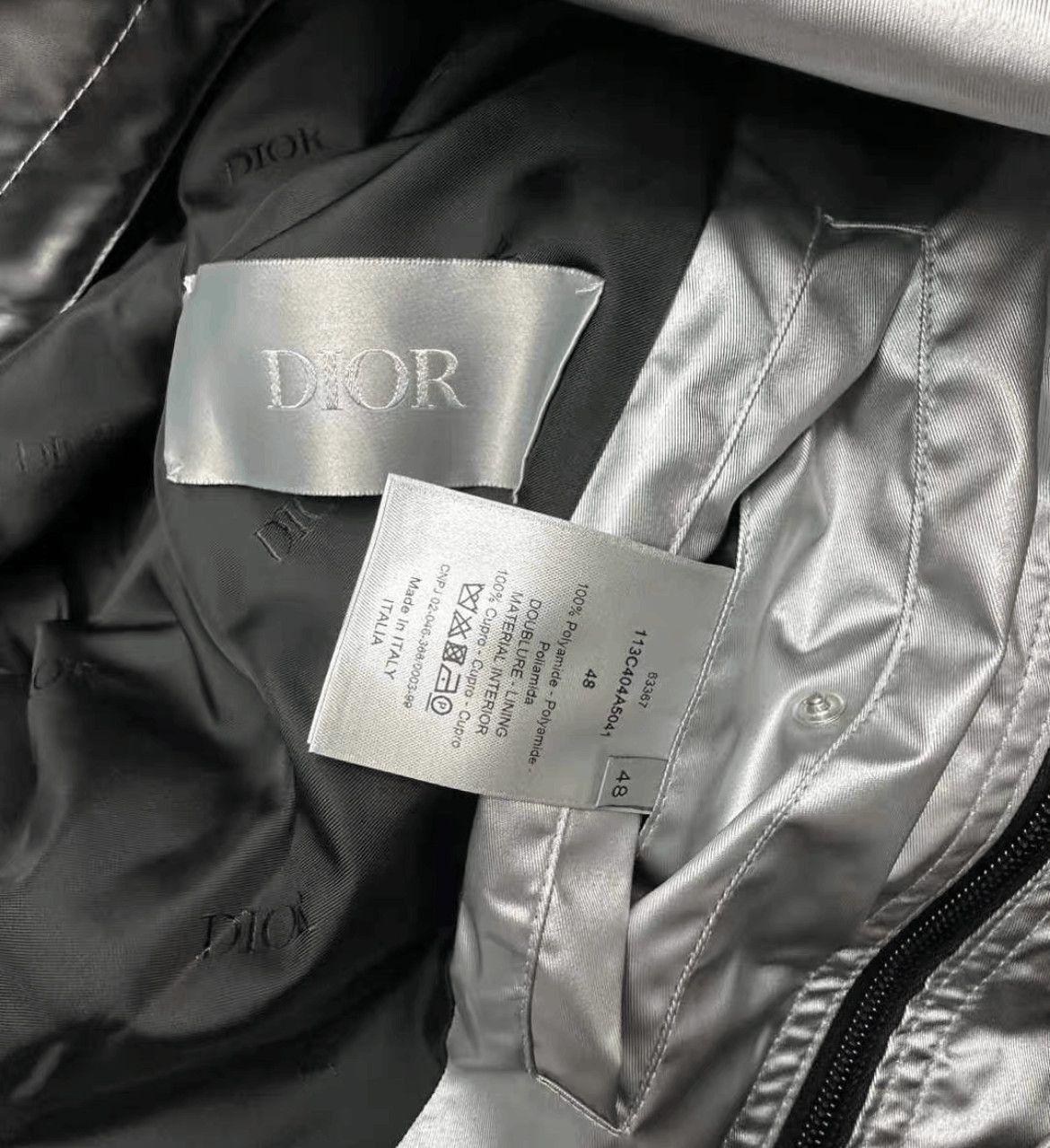 Dior Sz 48 Dior Silver Wind Jacket-2507 Size US M / EU 48-50 / 2 - 4 Thumbnail