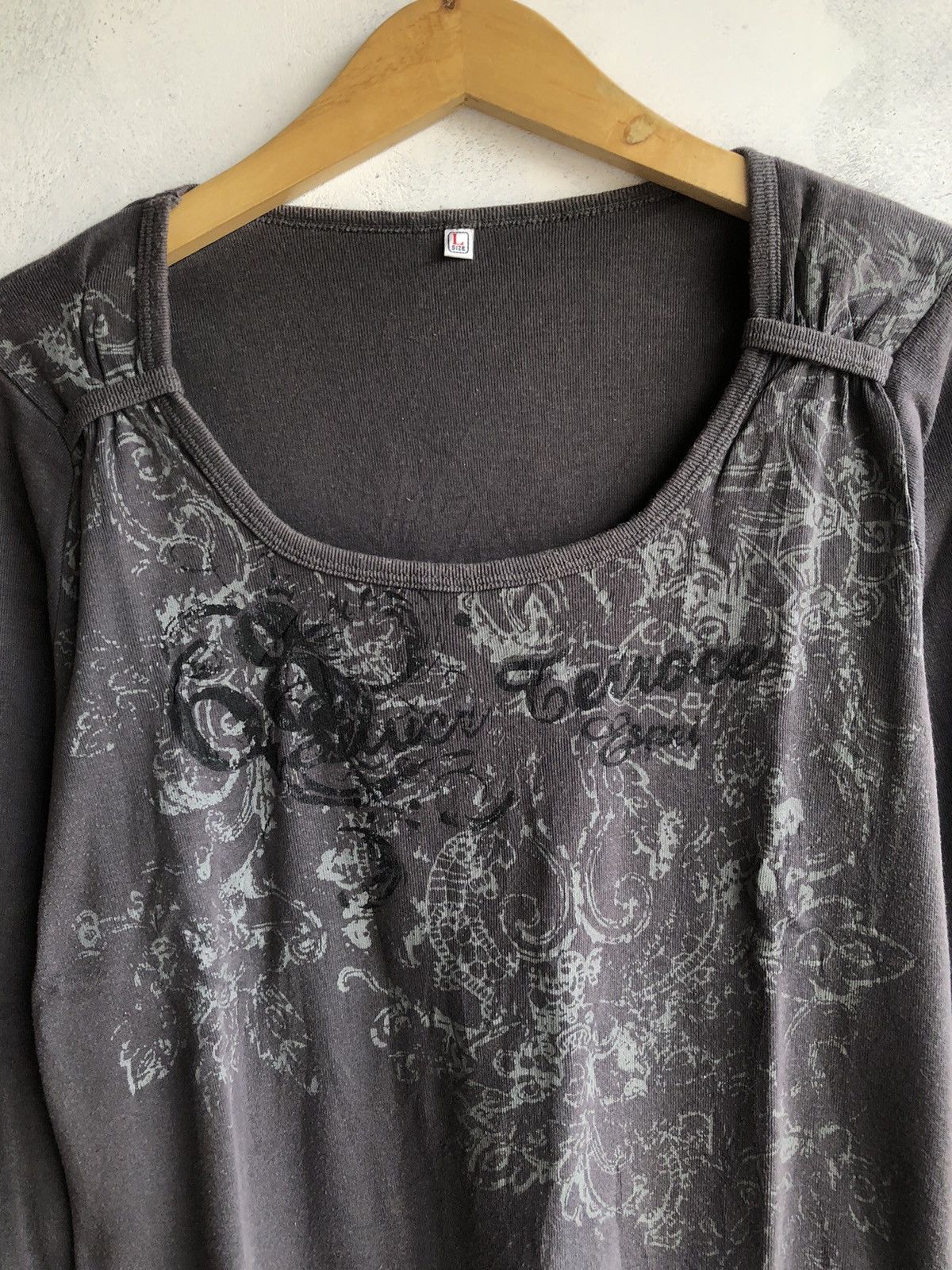 Hysteric Glamour Y2k Gothic Poem LongSleeve Ifsix Style Size US M / EU 48-50 / 2 - 5 Thumbnail