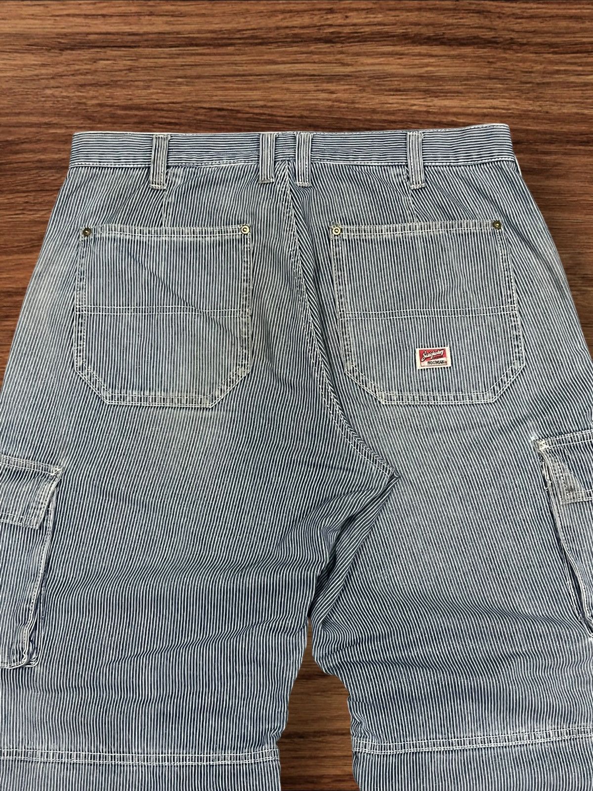 Carhartt × Vintage Vintage Dogman Wabash Carpenter Cargo Rusty Blue Wash Pants Size US 32 / EU 48 - 7 Thumbnail
